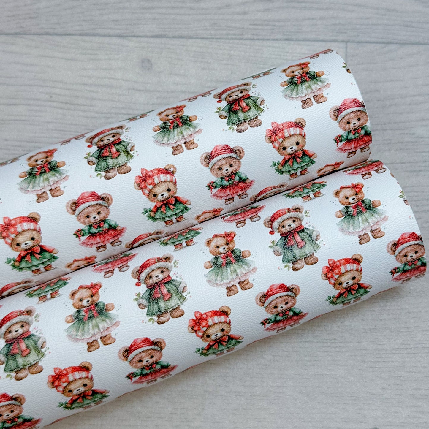 Festive Bears Leatherette