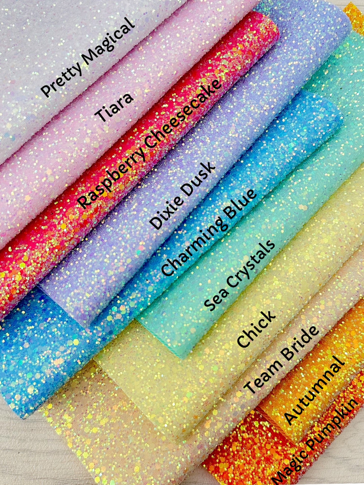Team Bride Chunky Glitter