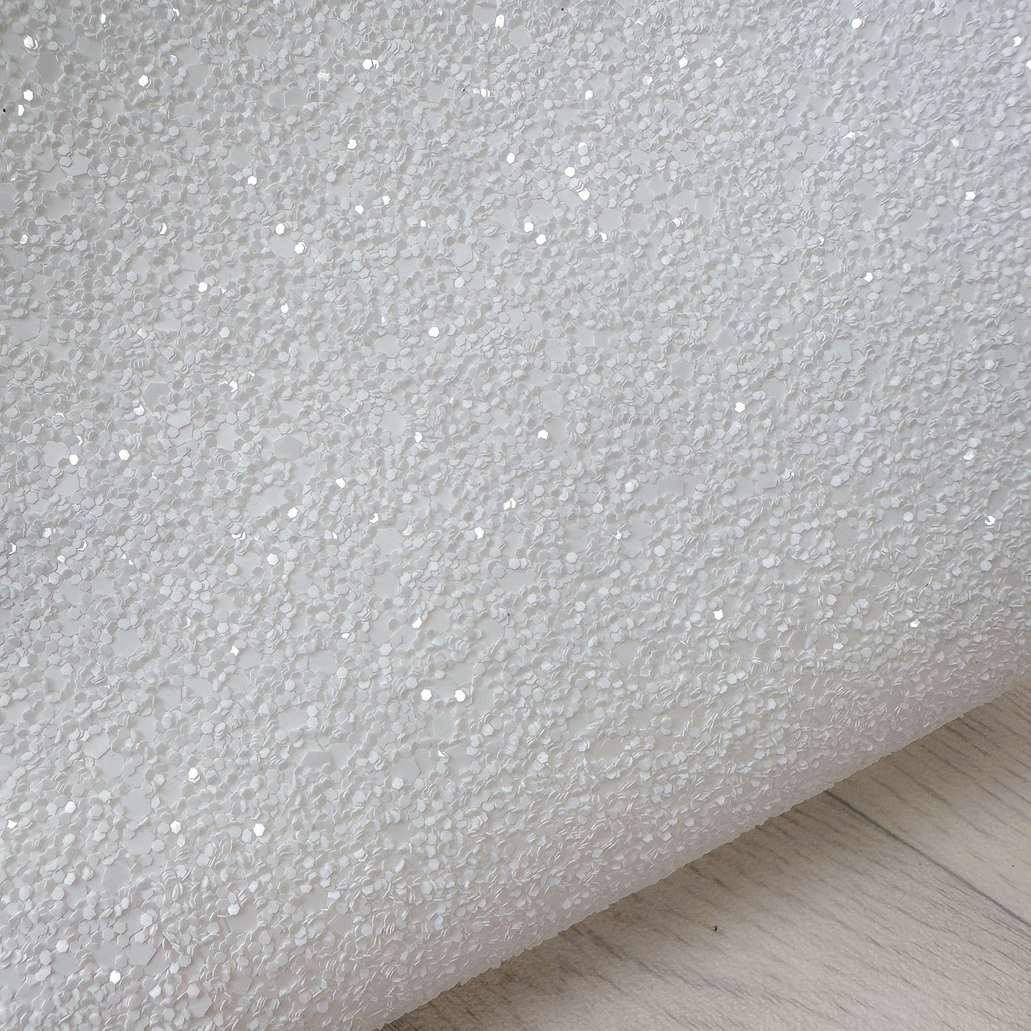 Polar Bear White Chunky Glitter