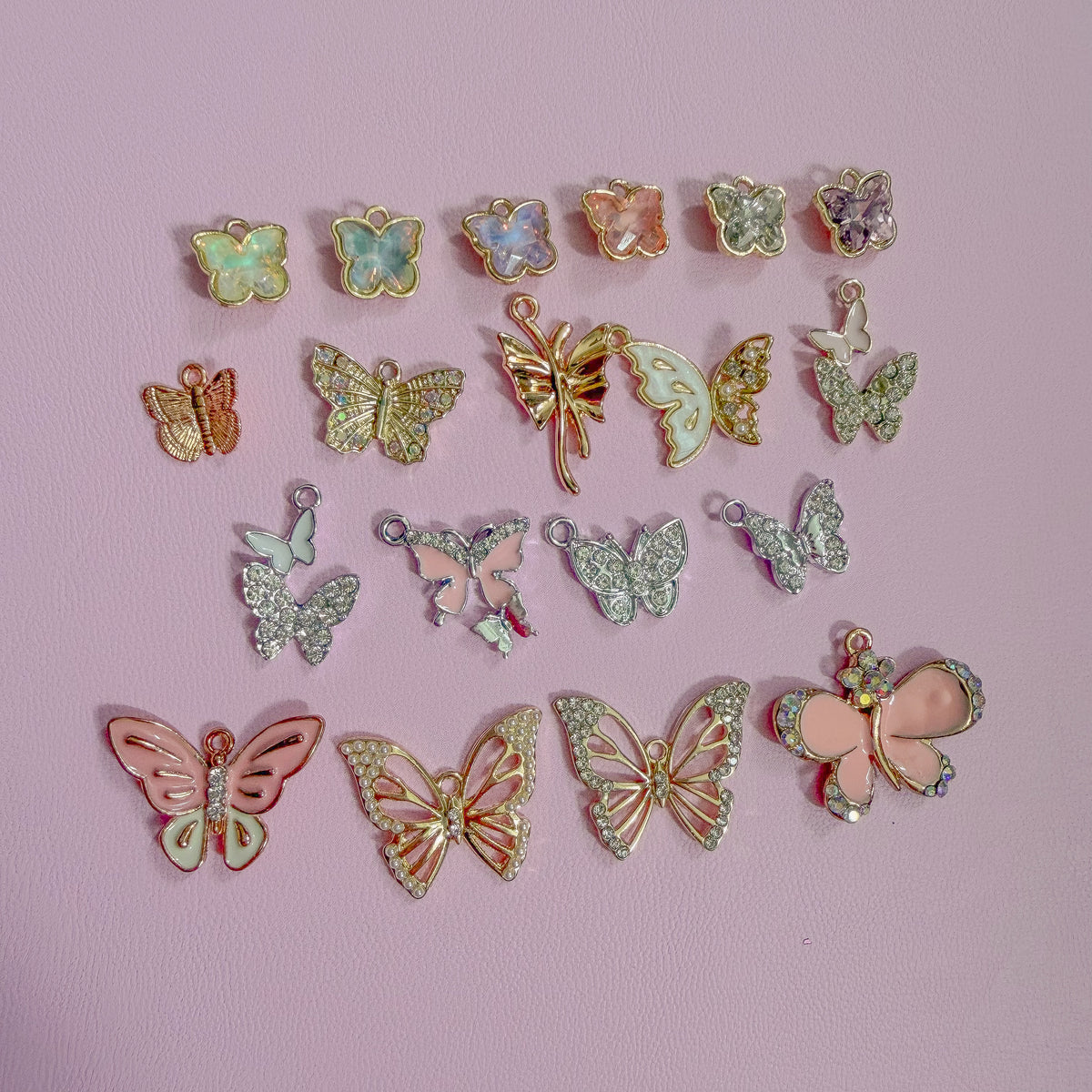 Gold Butterfly Charms