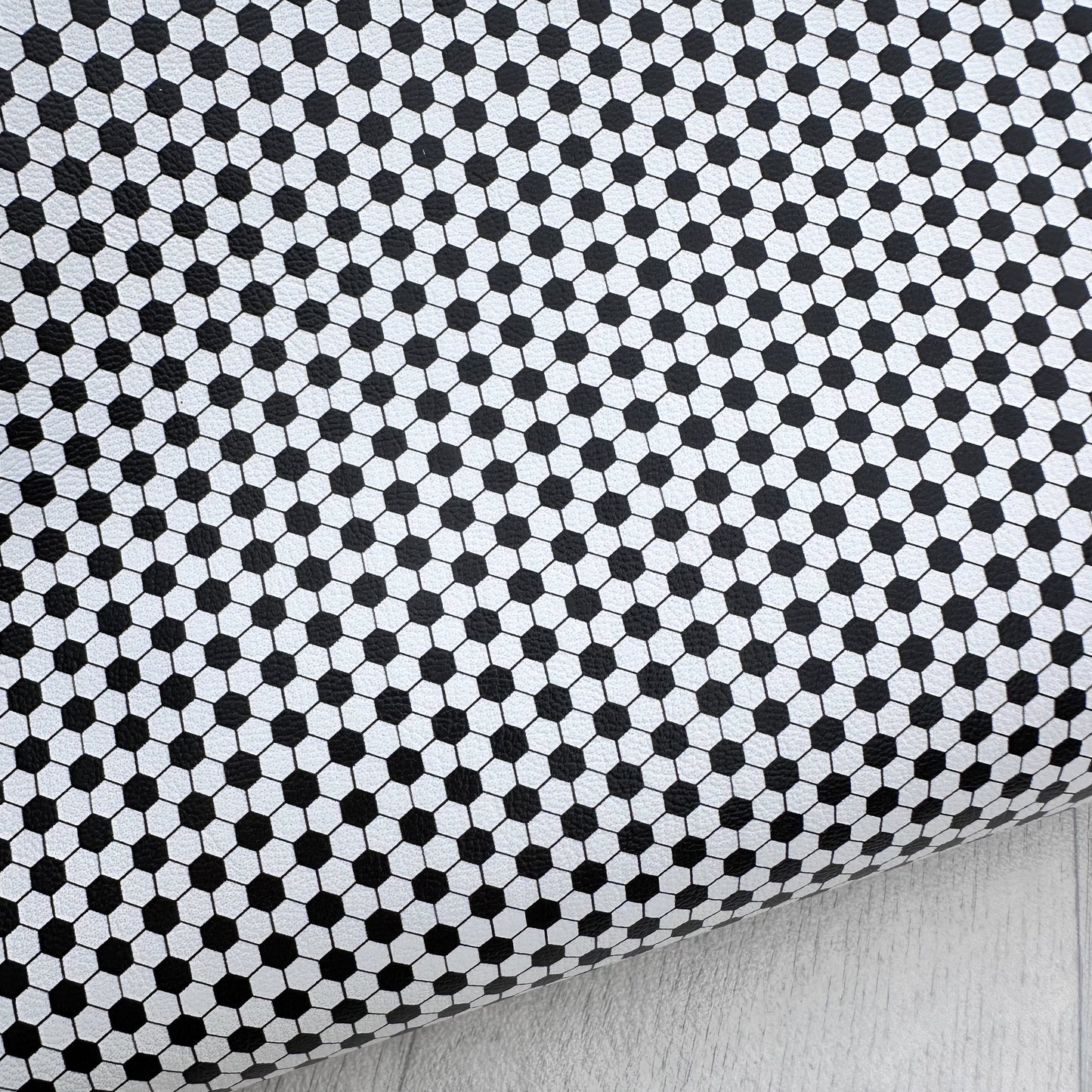 Football Pattern Faux Leather Sheet