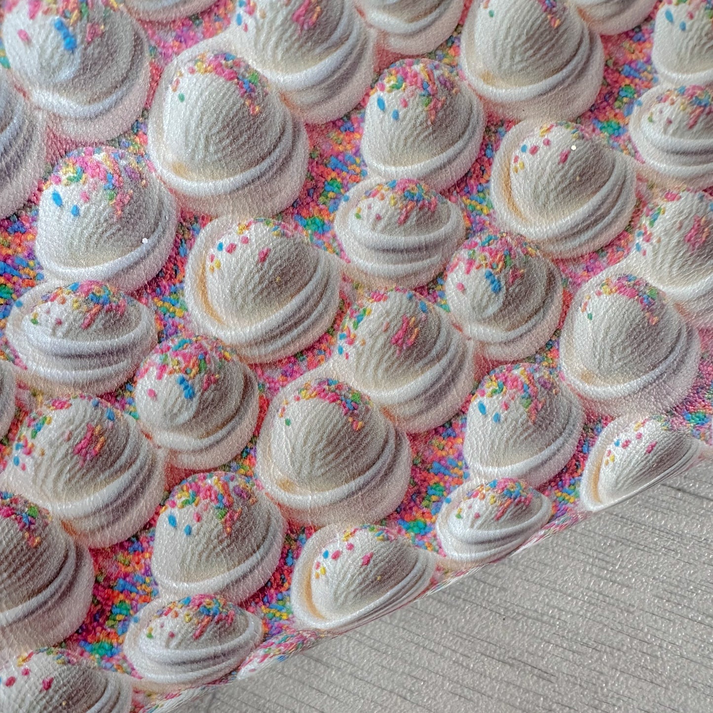 Sprinkles Ice Cream Scoops Leatherette