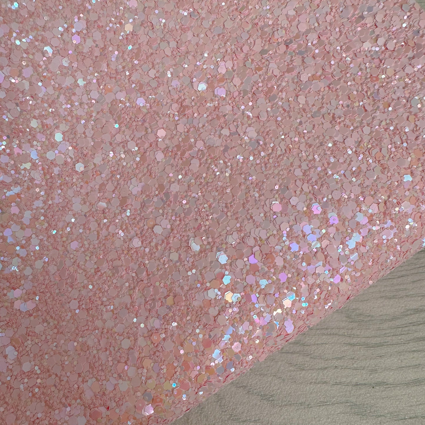Powdery Pink Chunky Glitter