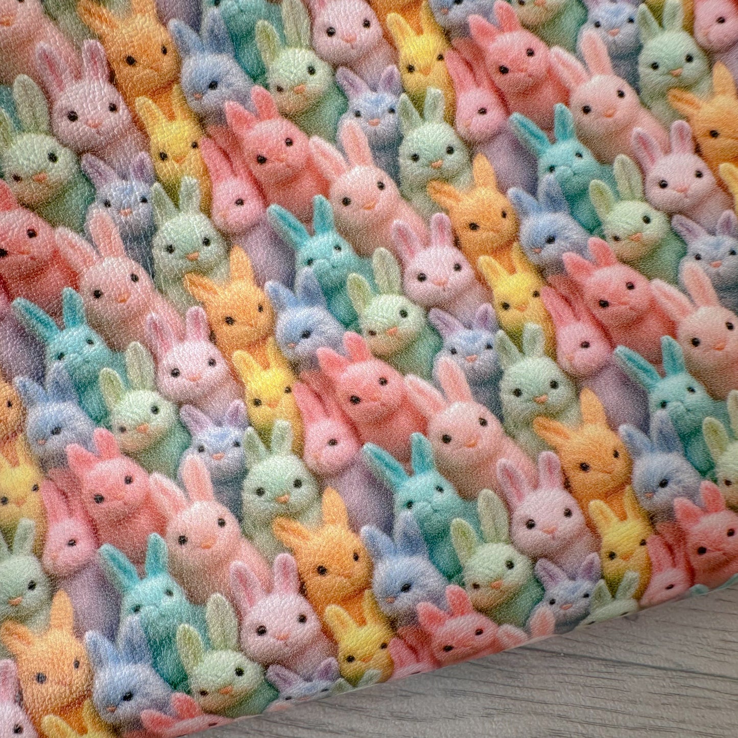 Fluffy Bunnys Leatherette