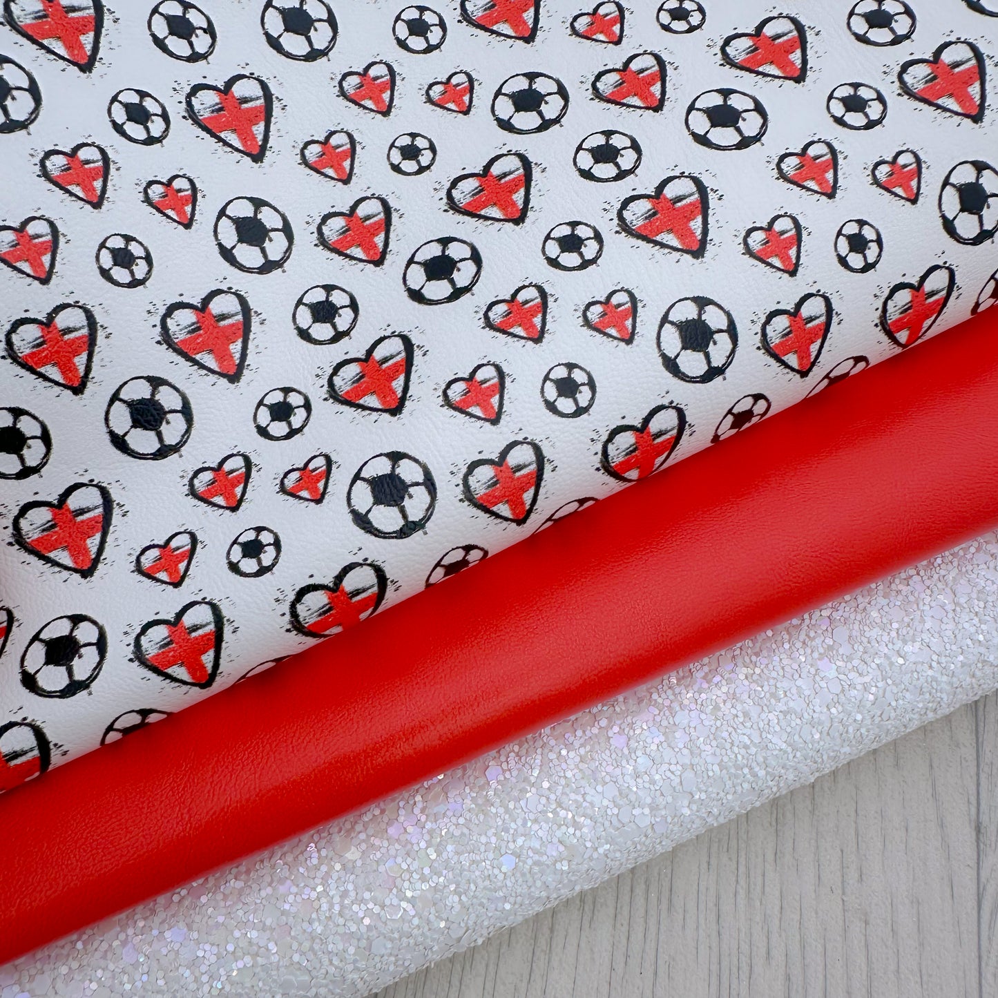 England Football Glitter Trio