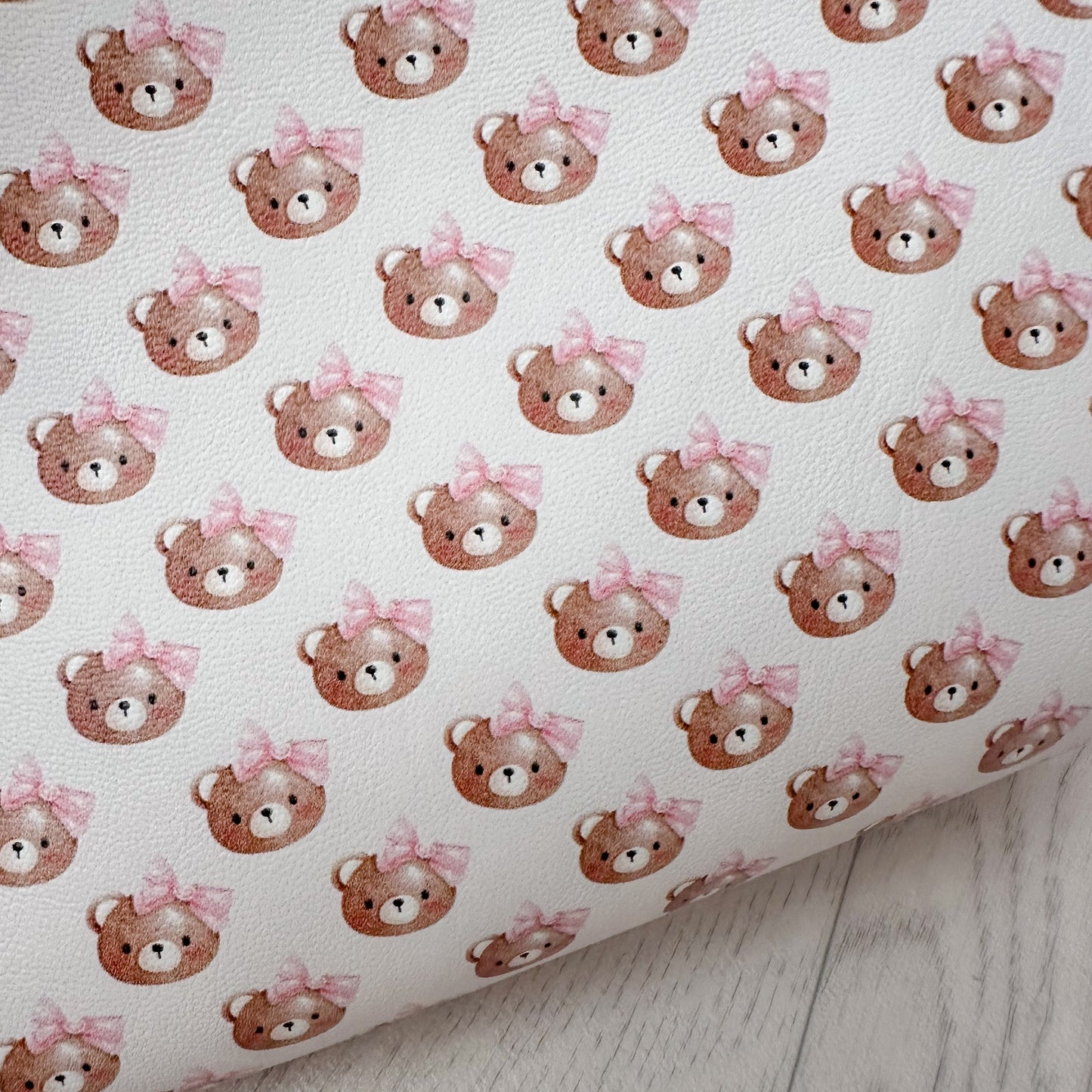 Bow Bears Leatherette