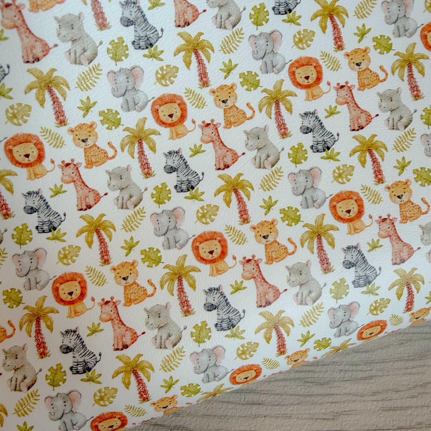Cute Jungle Friends Leatherette