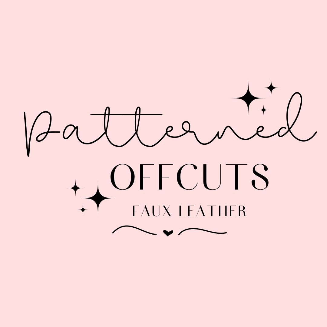 300g Patterned Faux Leather Offcuts