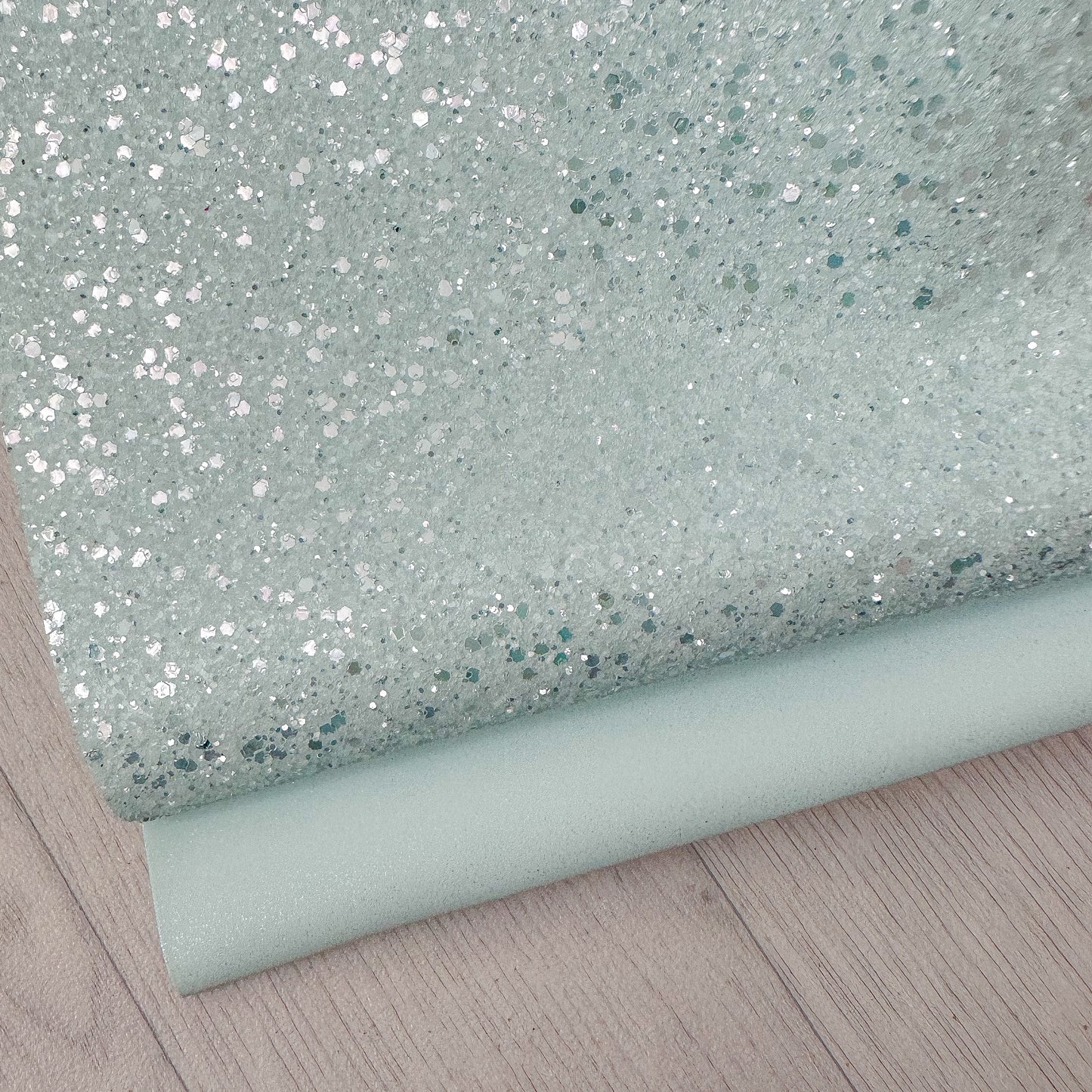 Blue Sugar Glitter & Suede Duo