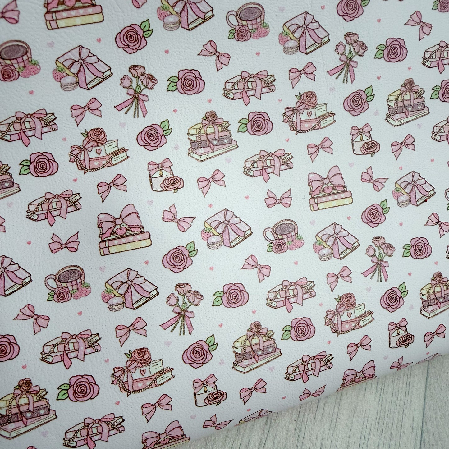 Romance Bookish Faux Leather Sheet