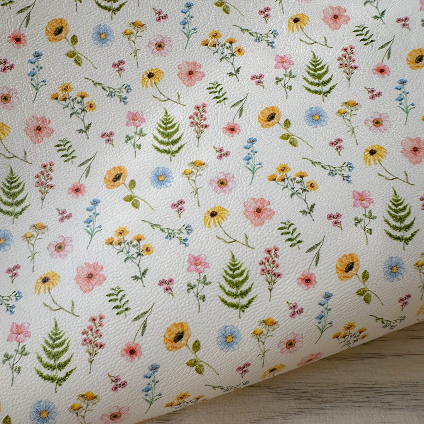 Picking Flowers Leatherette