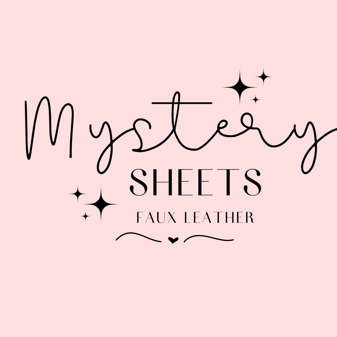 Solid Colour Faux Leather Mystery A4 Sheet