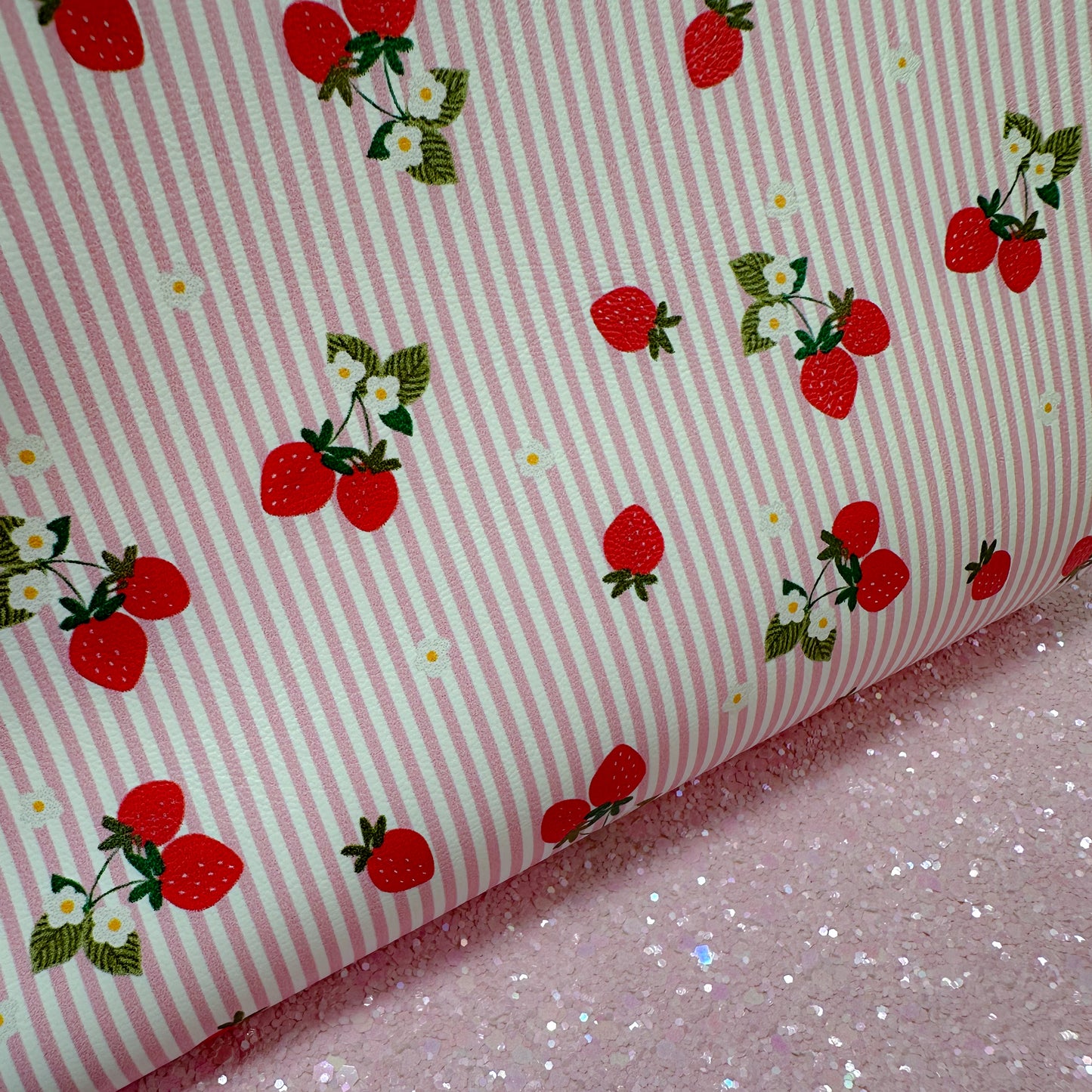 Strawberry Stripes Glitter Duo