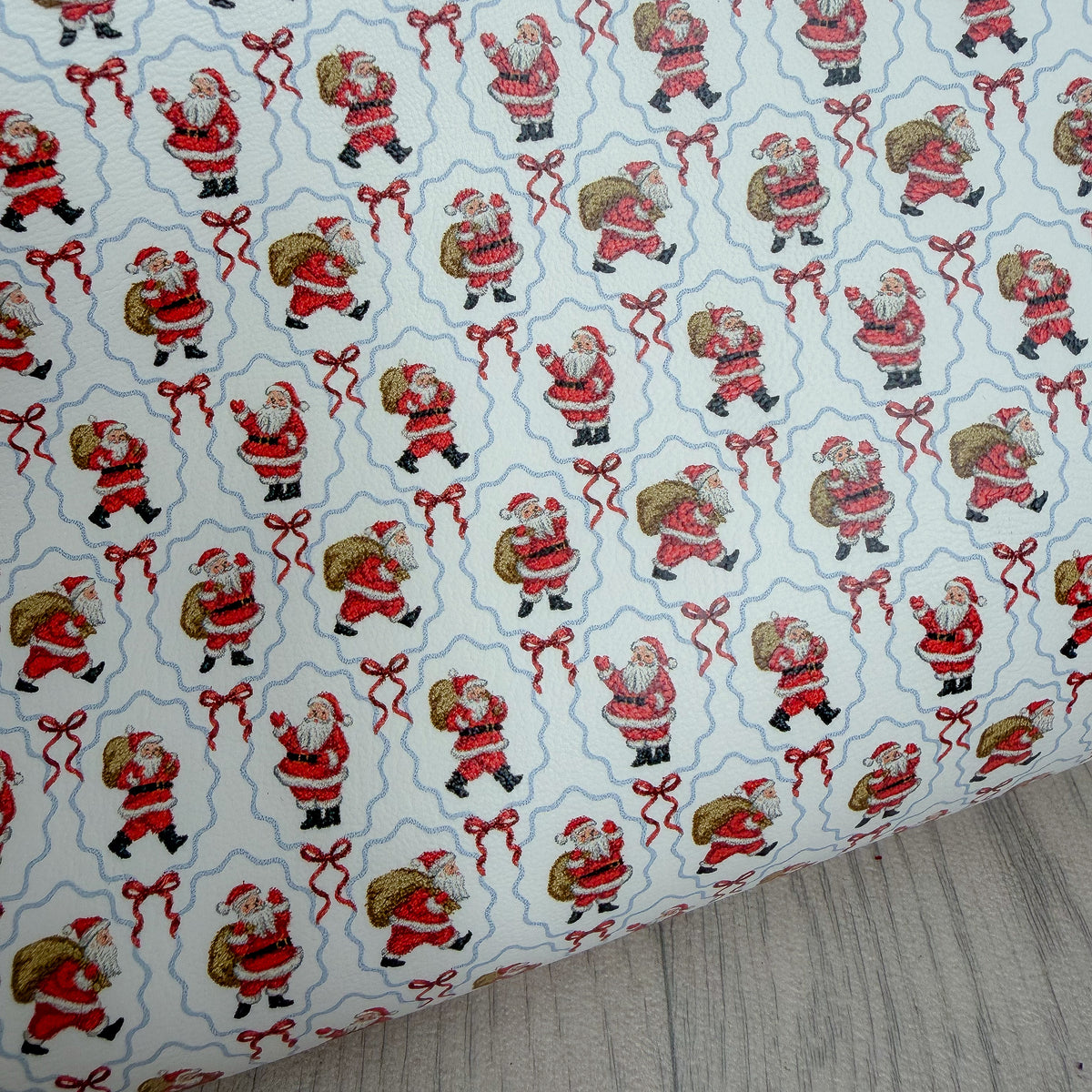 Santa Frames Faux Leather Sheet