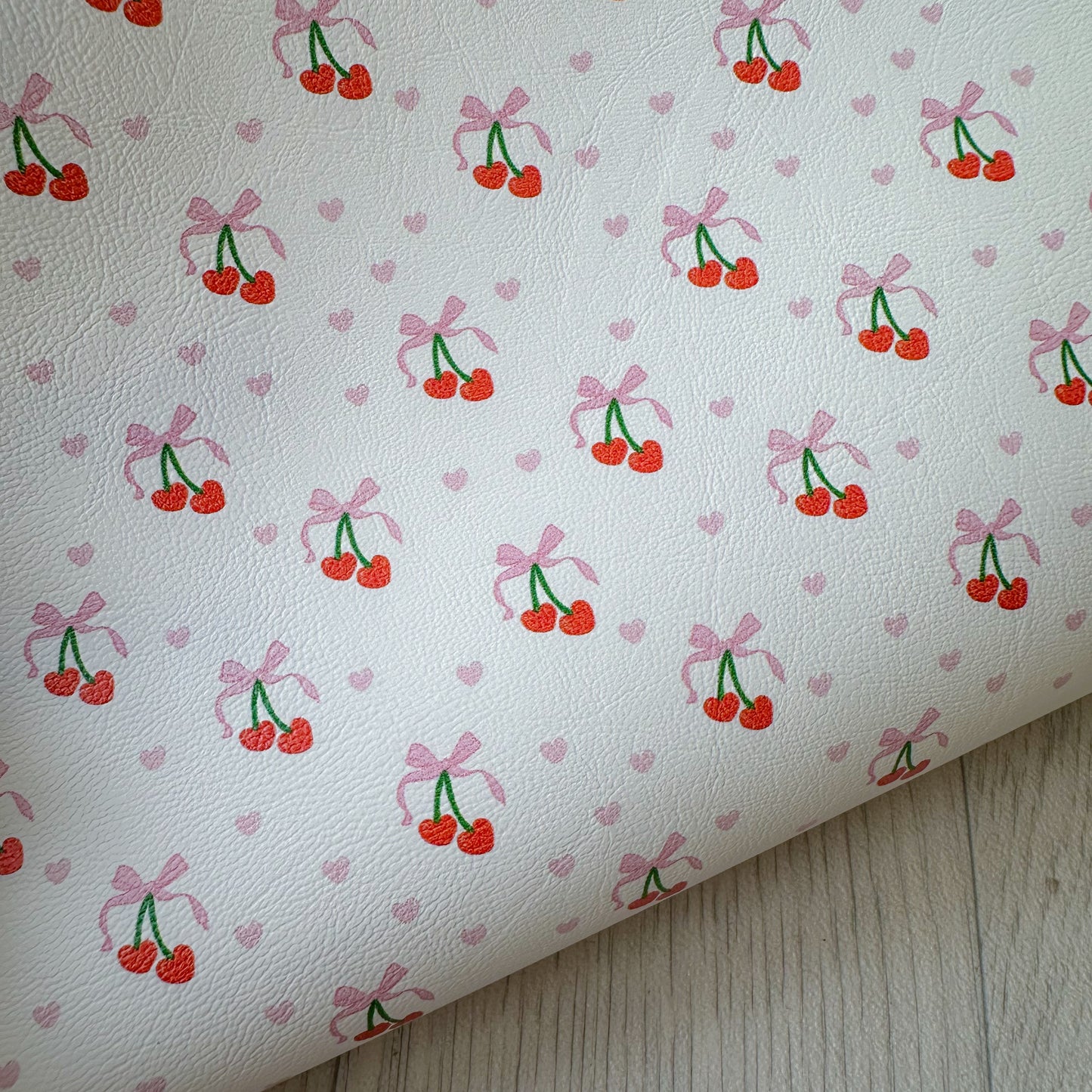 Cherry Love Leatherette