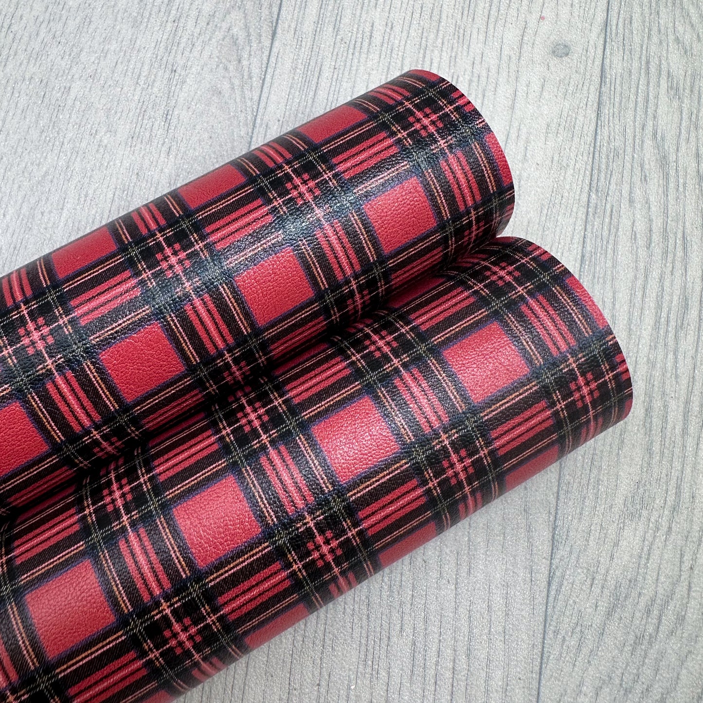 Tartan Leatherette