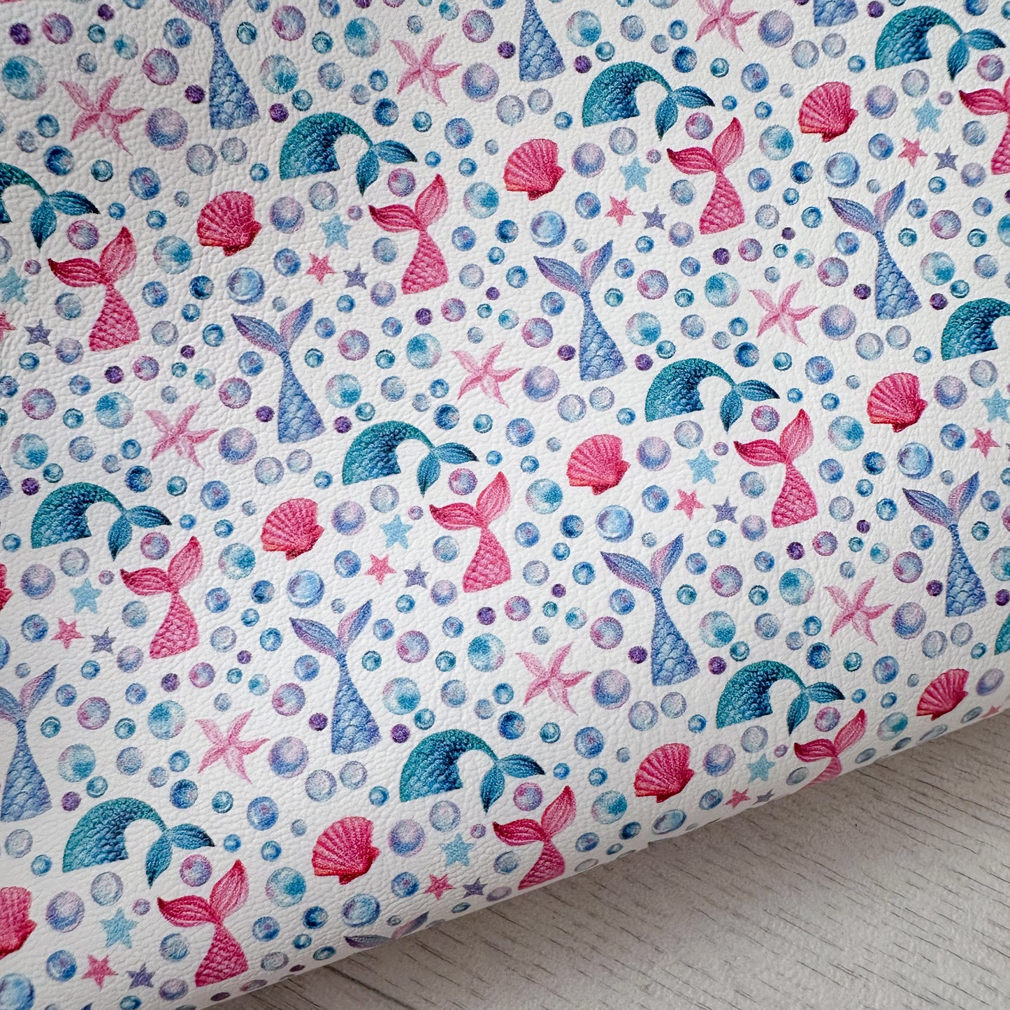 Mermaid Bubbles Leatherette