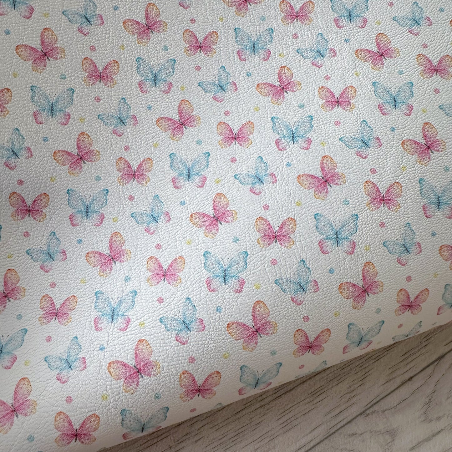 Pretty Butterflies Leatherette