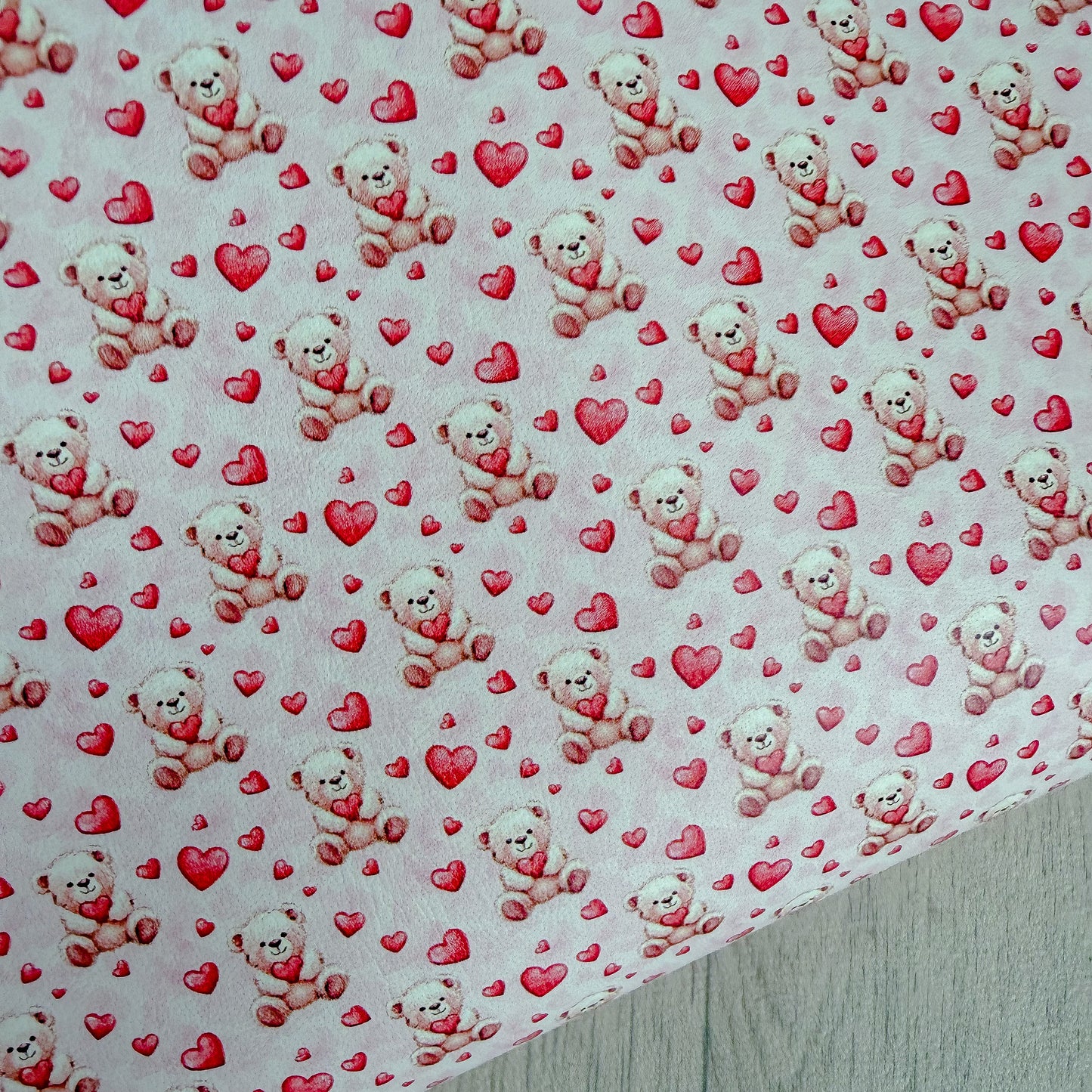 Bears & Hearts Leatherette