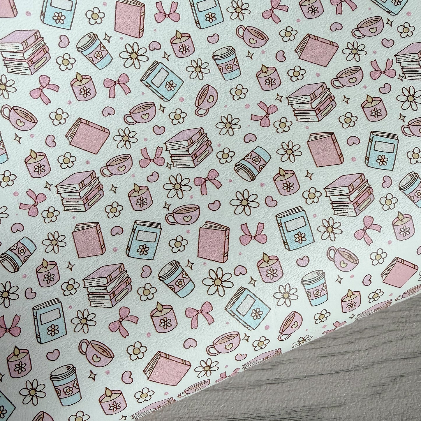 Books & Things Faux Leather Sheet