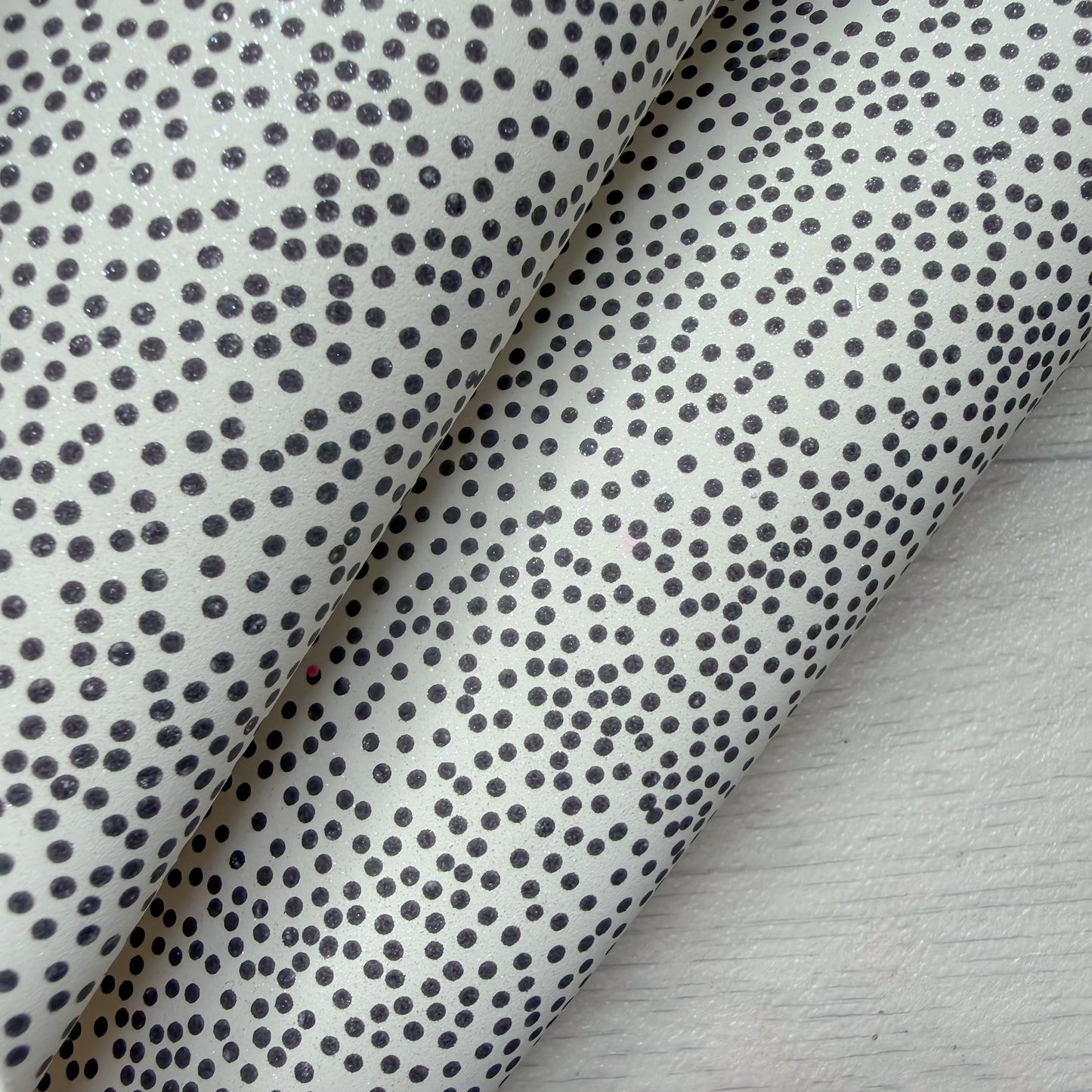 Spotty Glitter Suede A4 Sheet