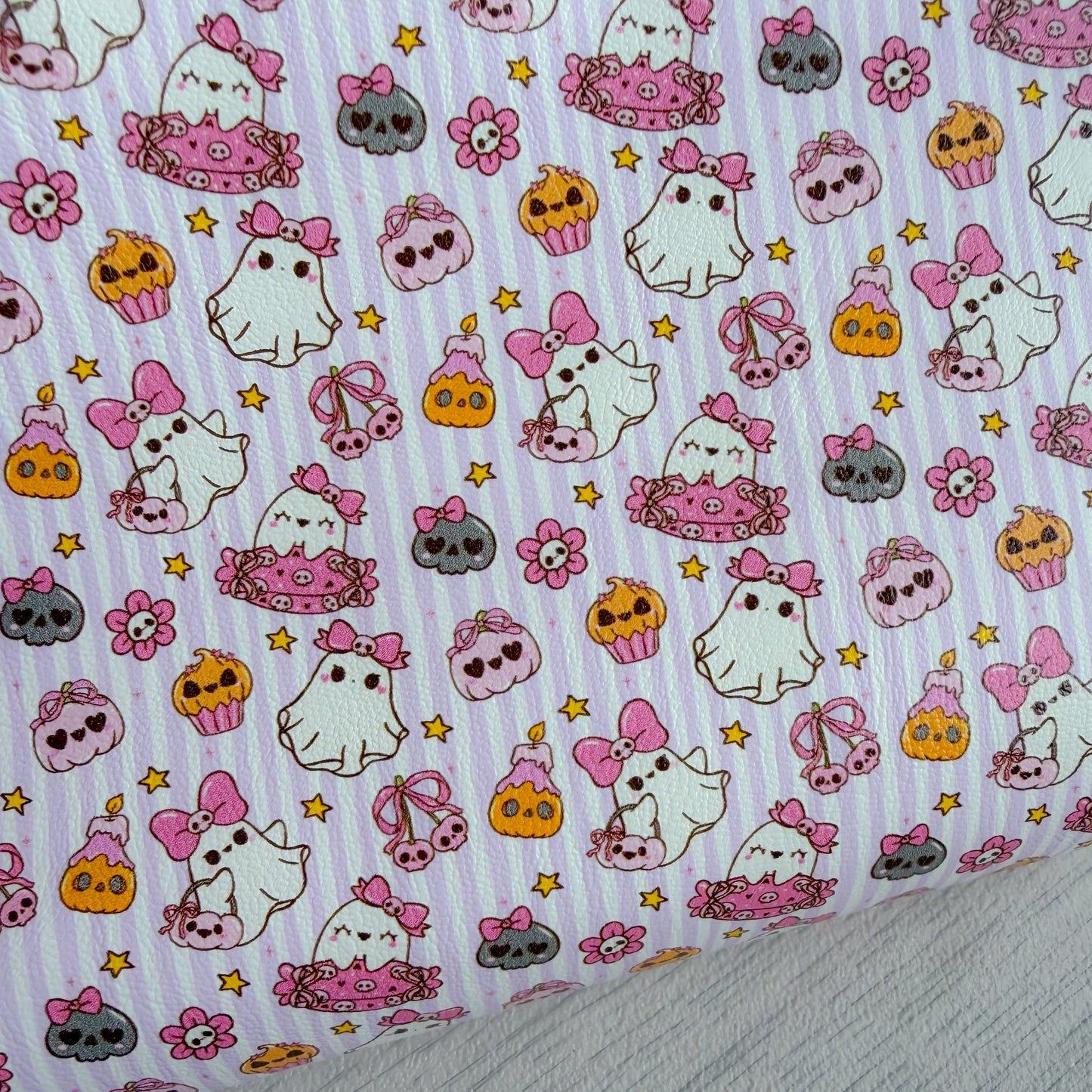 Miss Ghost Faux Leather Sheet