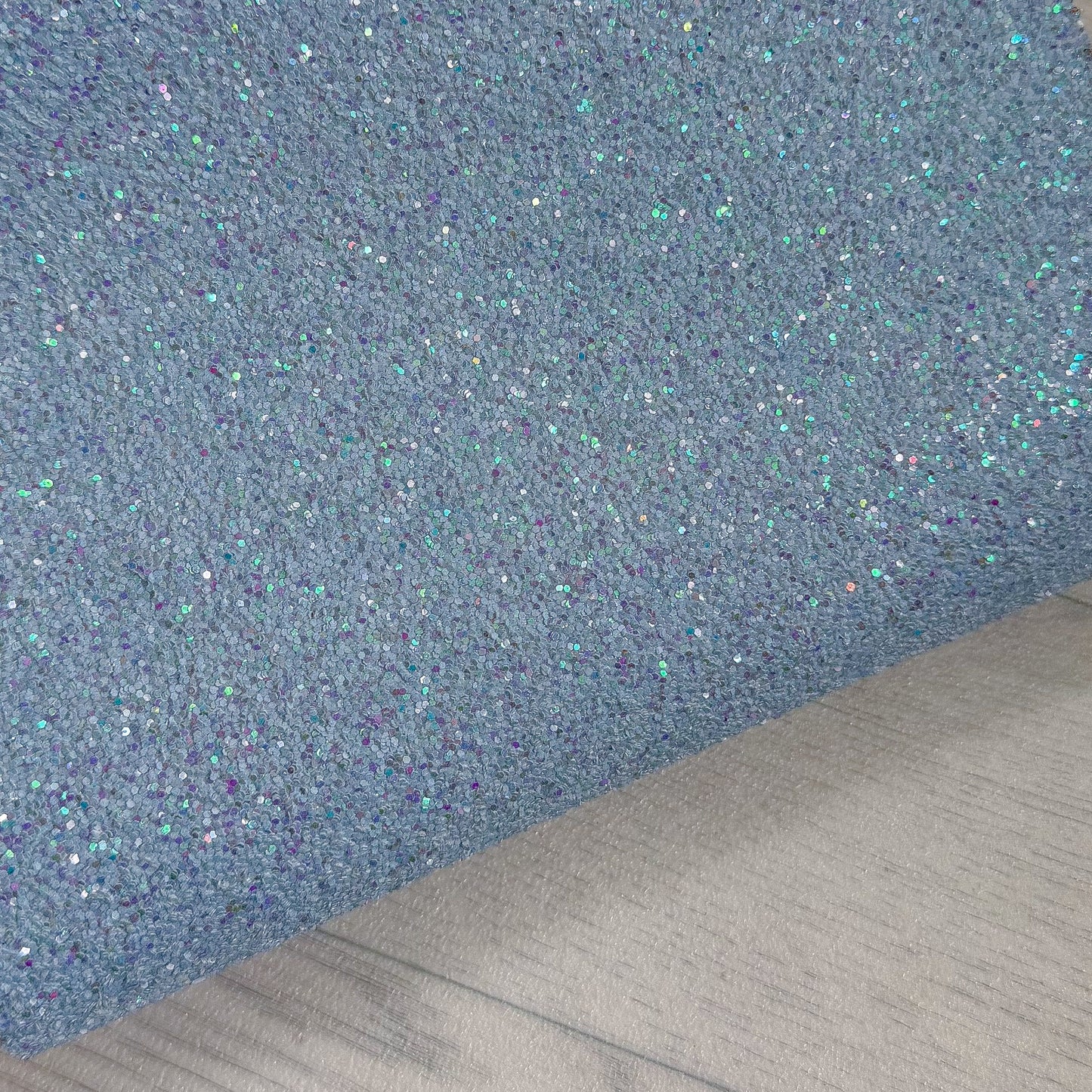 A4 Pastel Blue Glitter Sheet