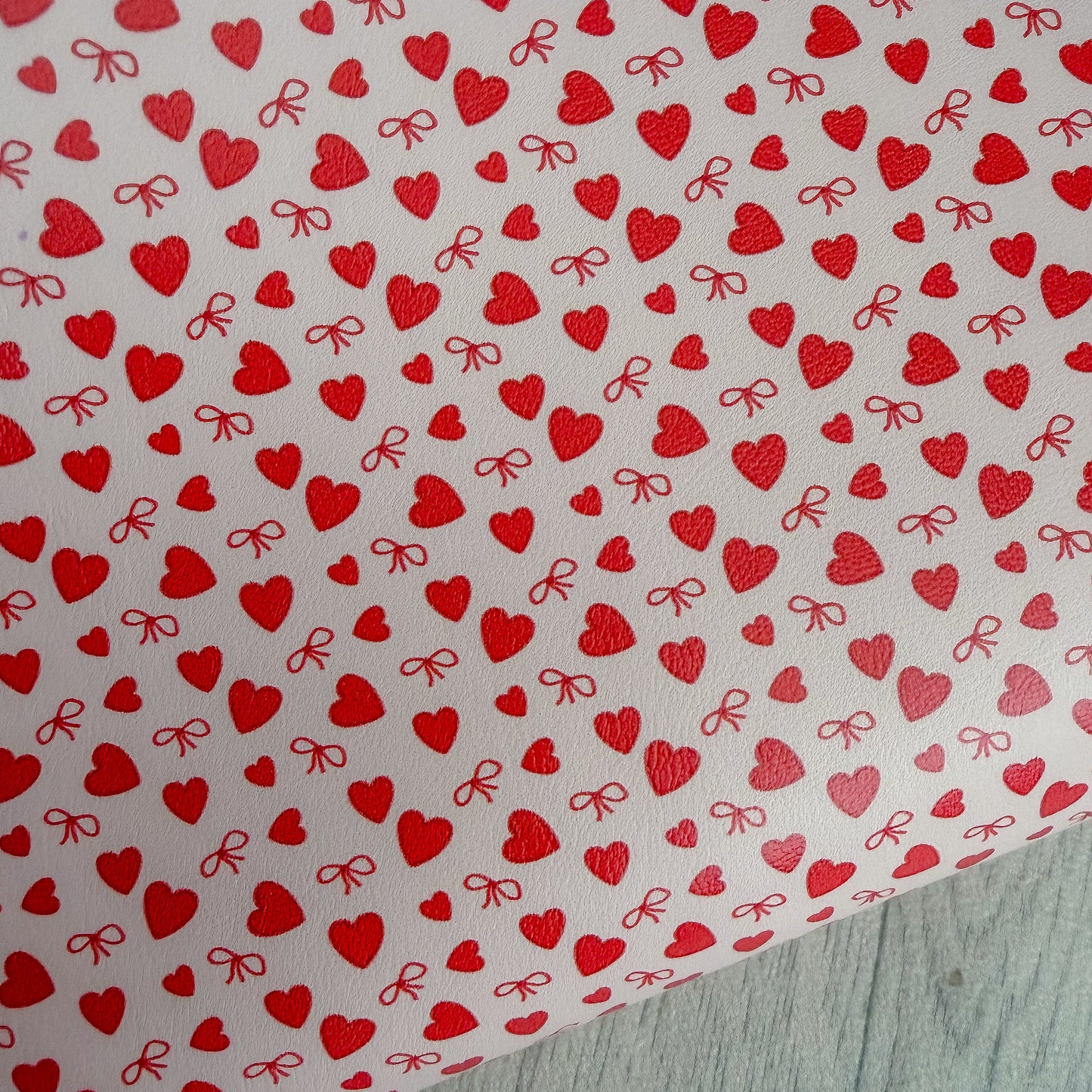 Mini Bows & Hearts Leatherette