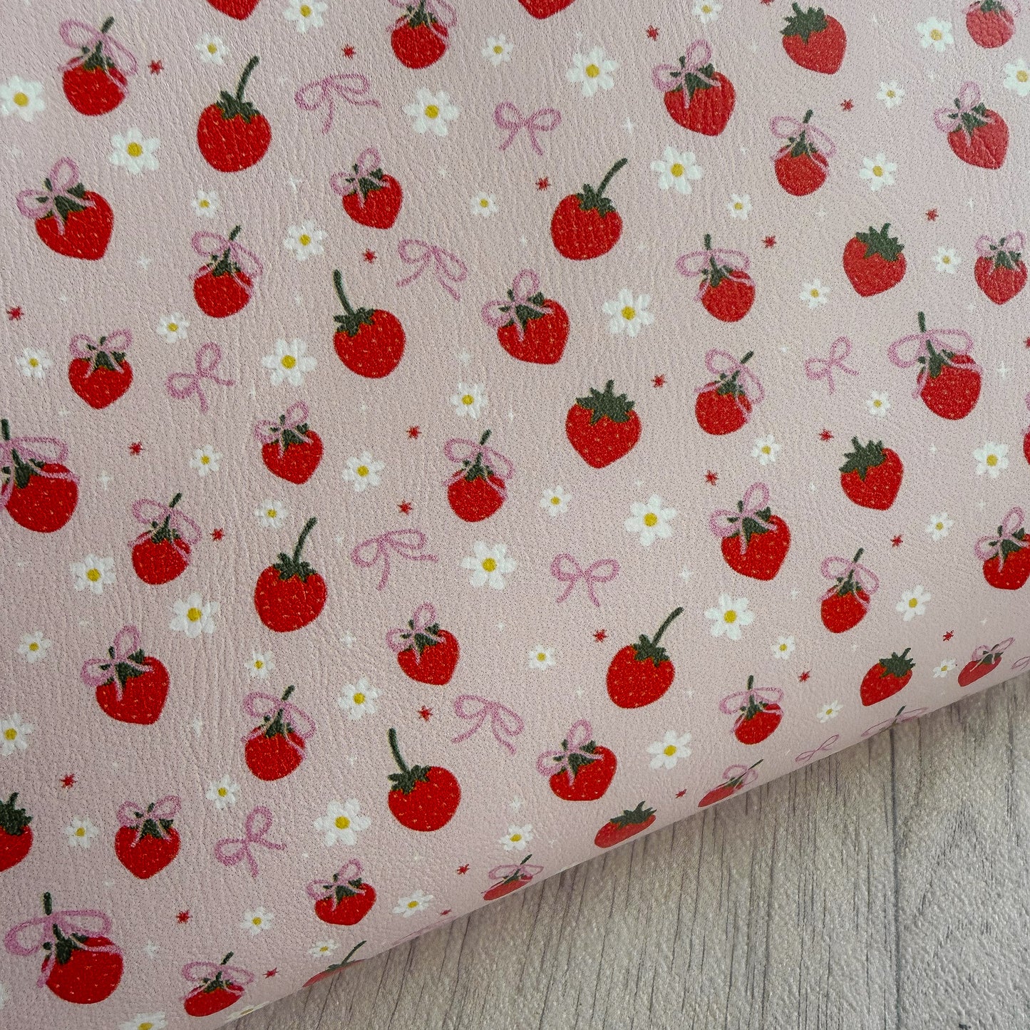Darling Strawberry Leatherette