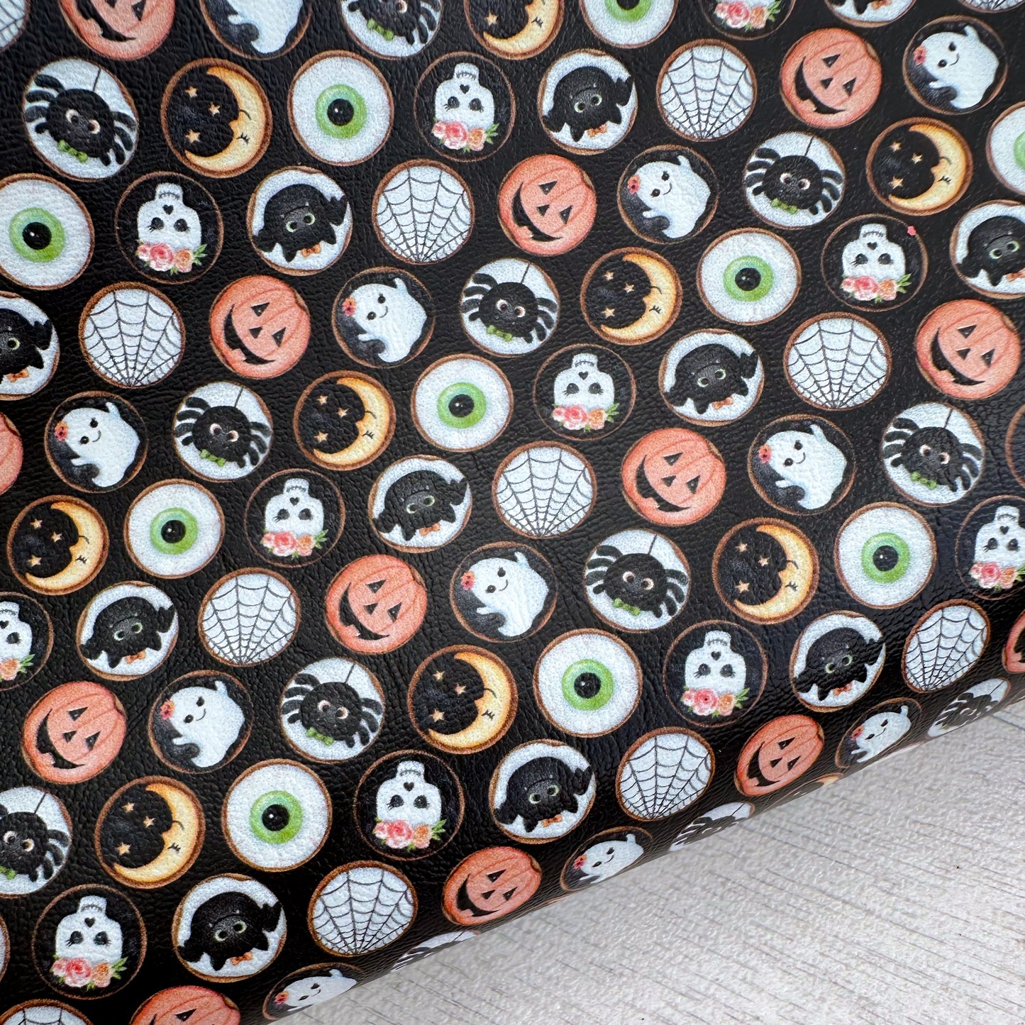 Spooky Crew Leatherette