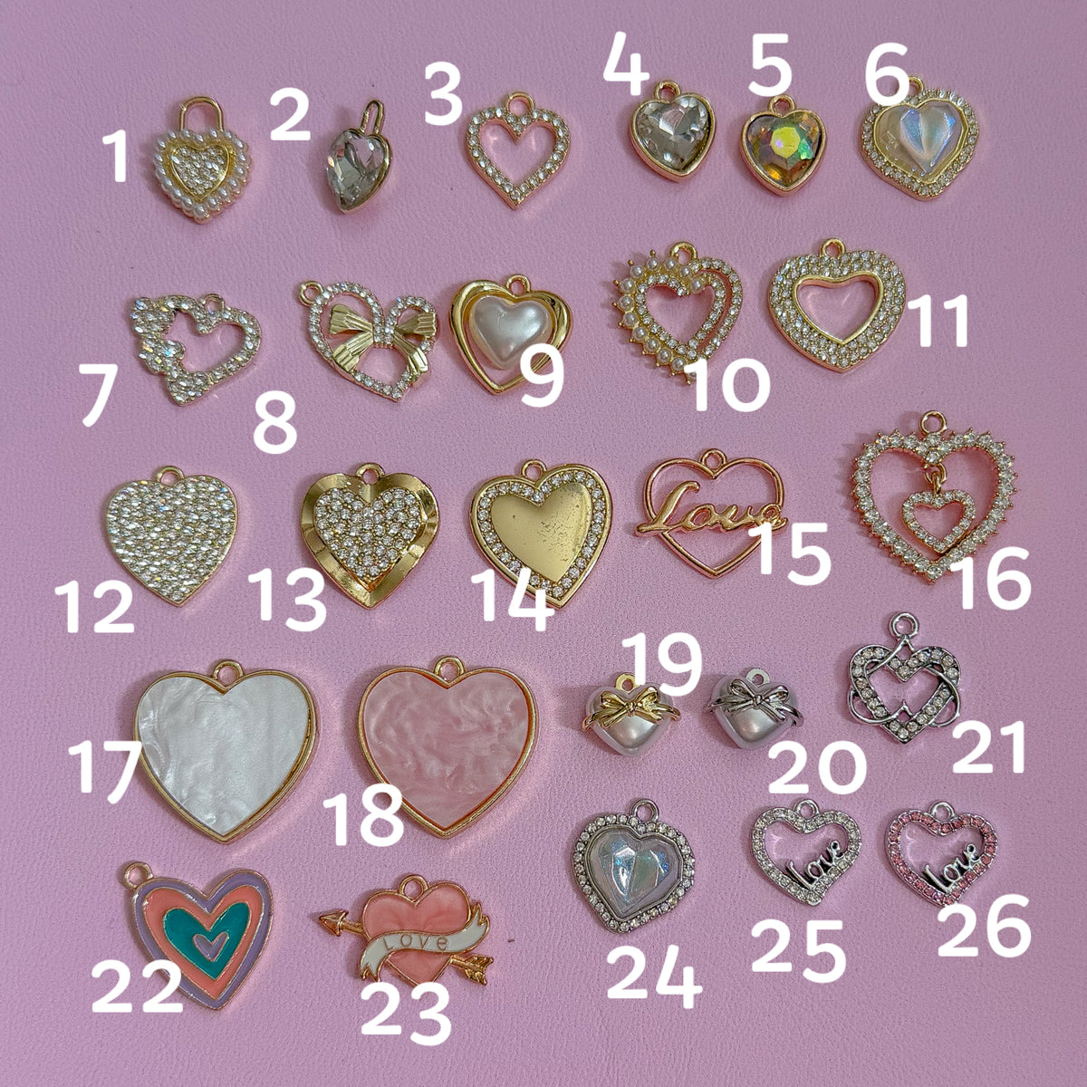 Heart Charms