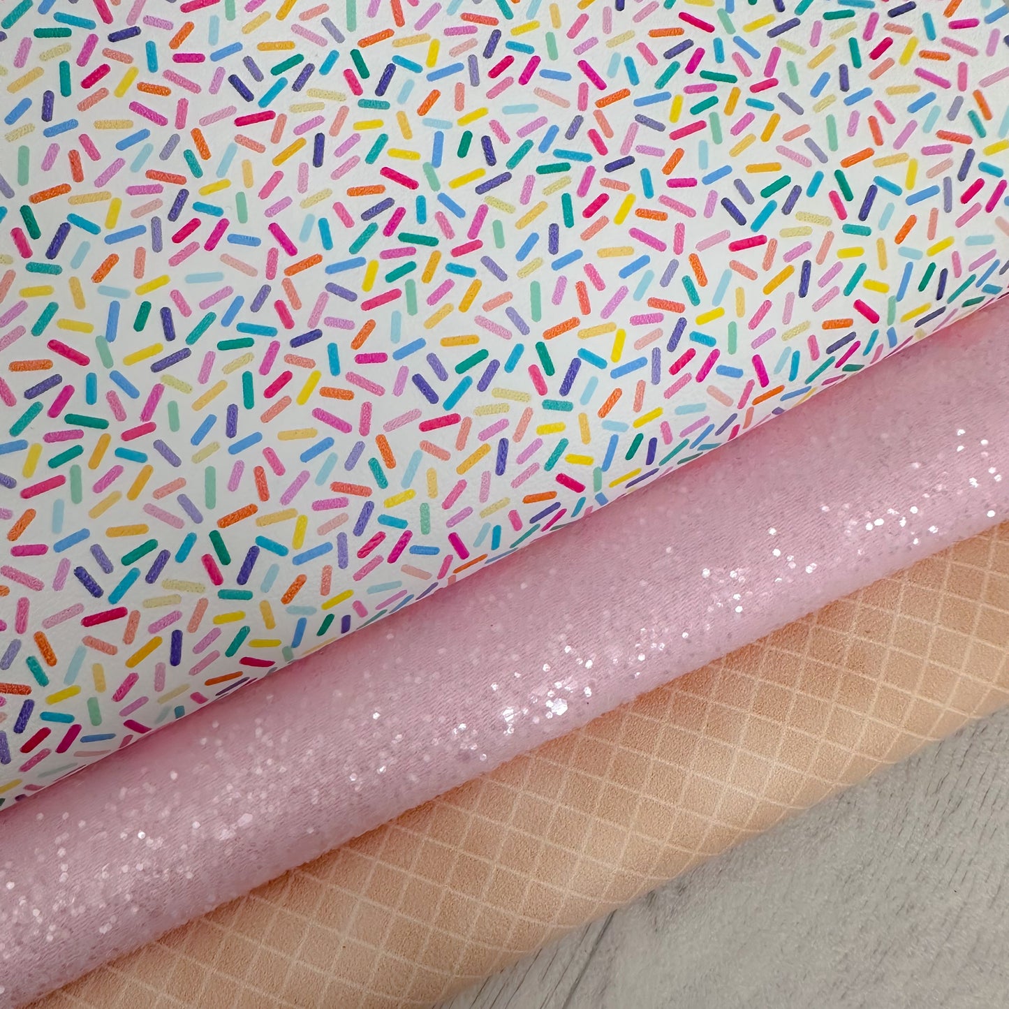 Sprinkly Ice Cream Glitter Trio