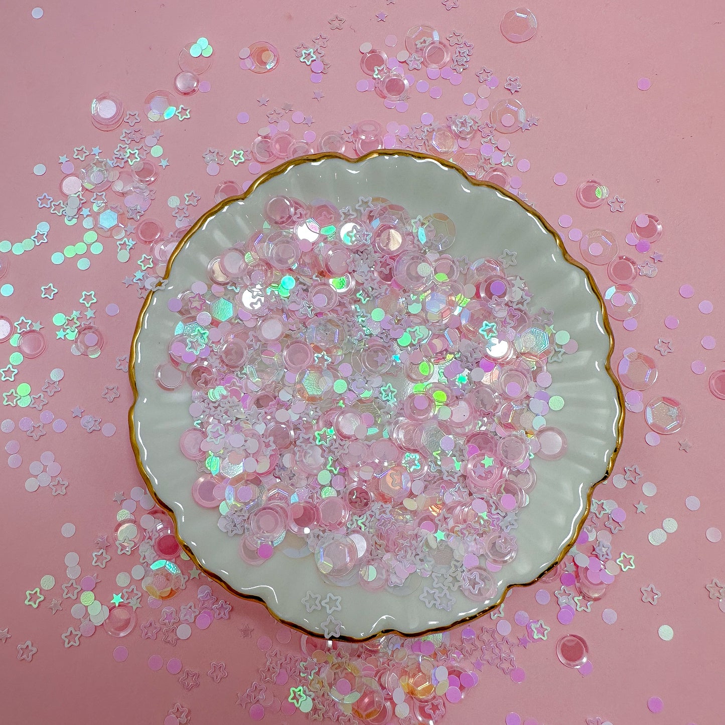 Pink Glitter Sequin Mix