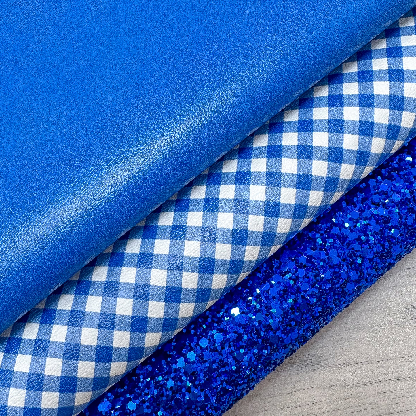 Royal Blue School Glitter Trio