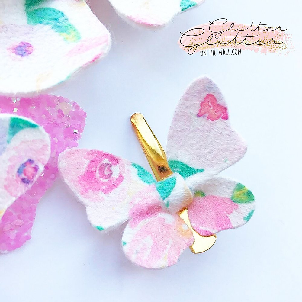 Practically Perfect Pinched Butterfly Bow Die Glitter Glitter On The Wall Exclusive PREORDER