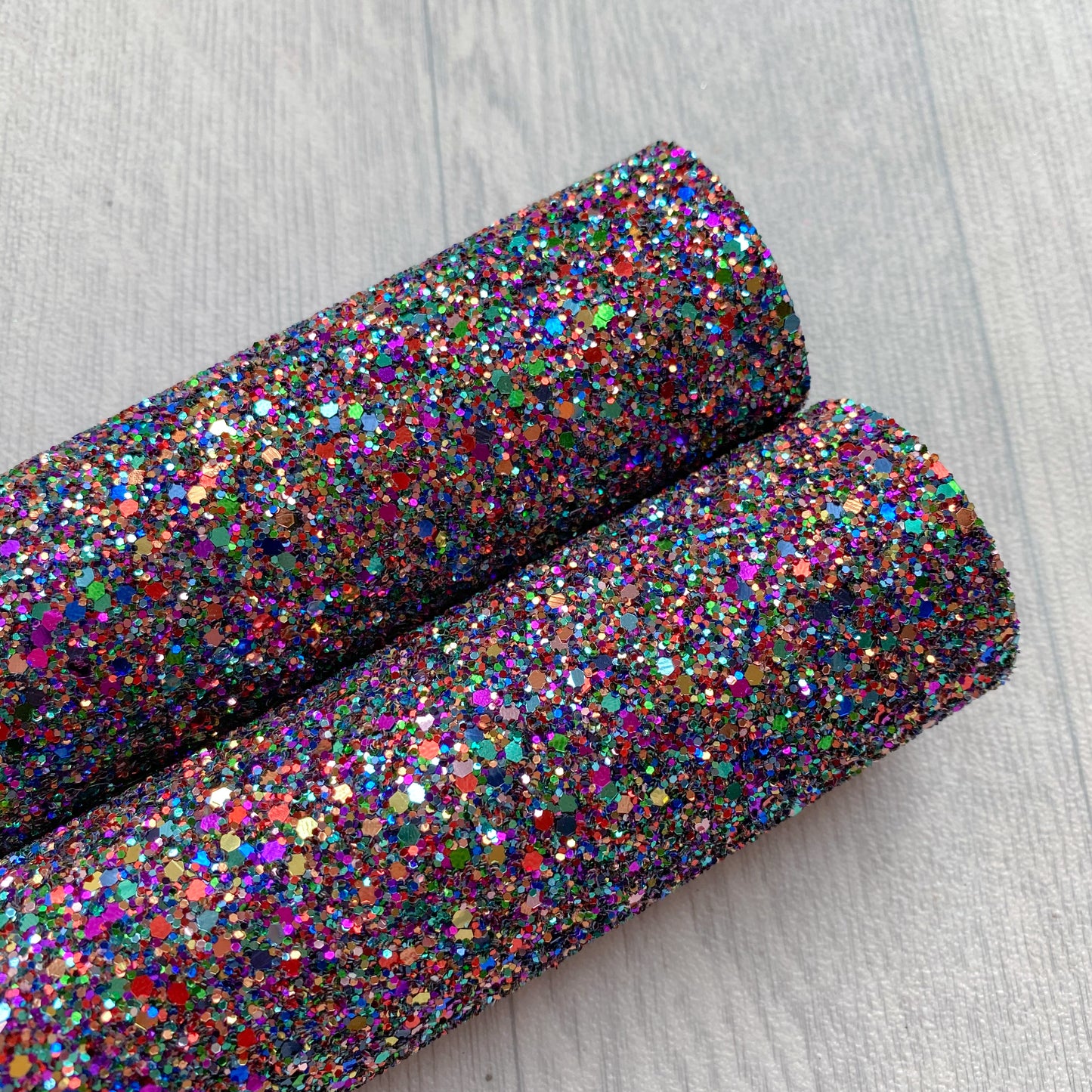 Rainbow Chunky Glitter fabric A4 sheet bow crafts supplies glitter material wallpaper maker hair bows