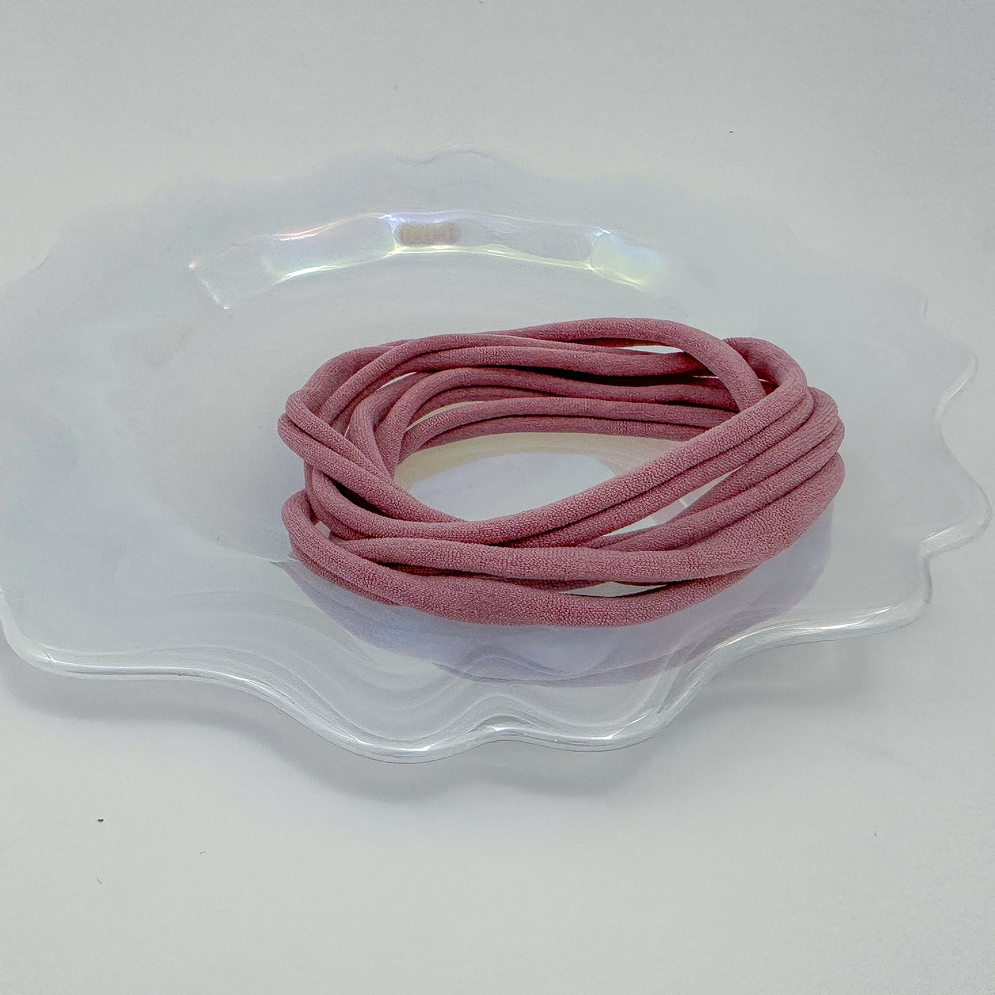 Darling Nylon Headbands Dusky Pink