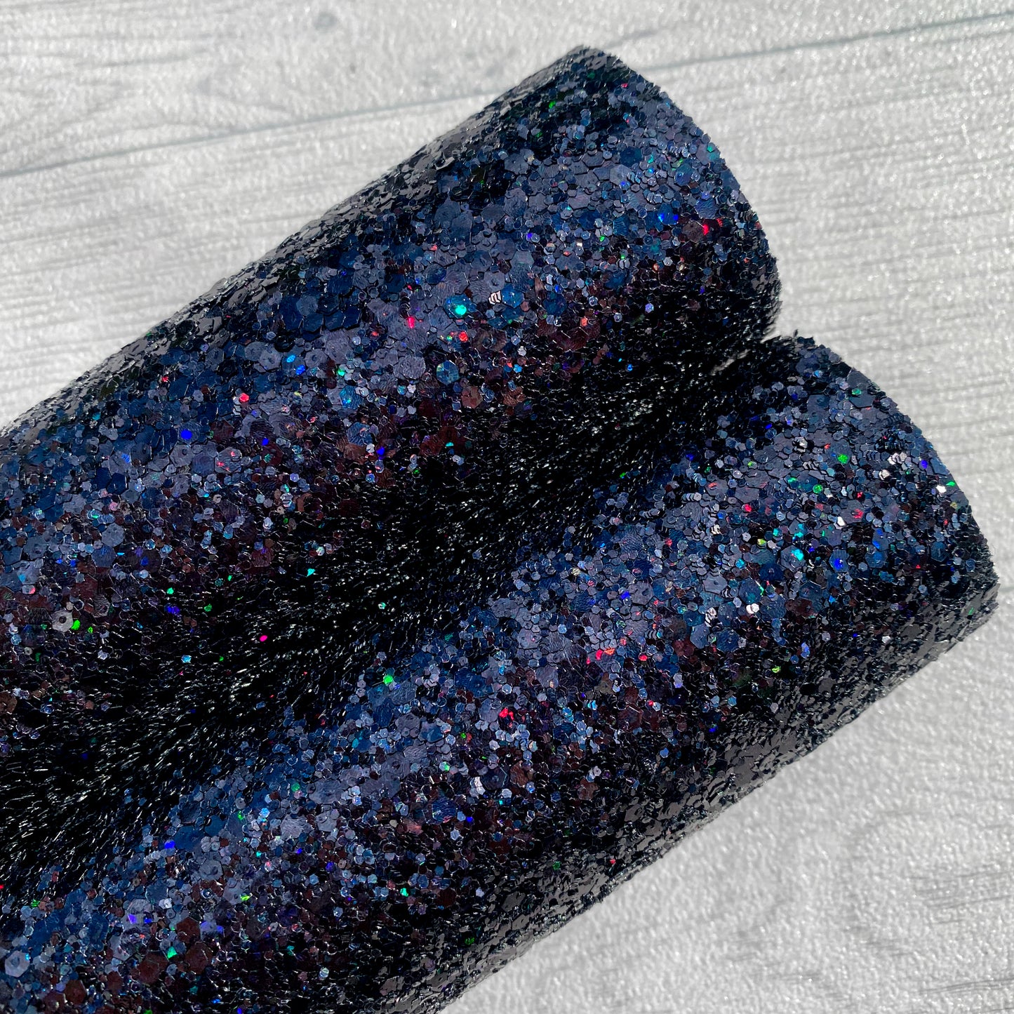 Hologram Black Chunky Glitter