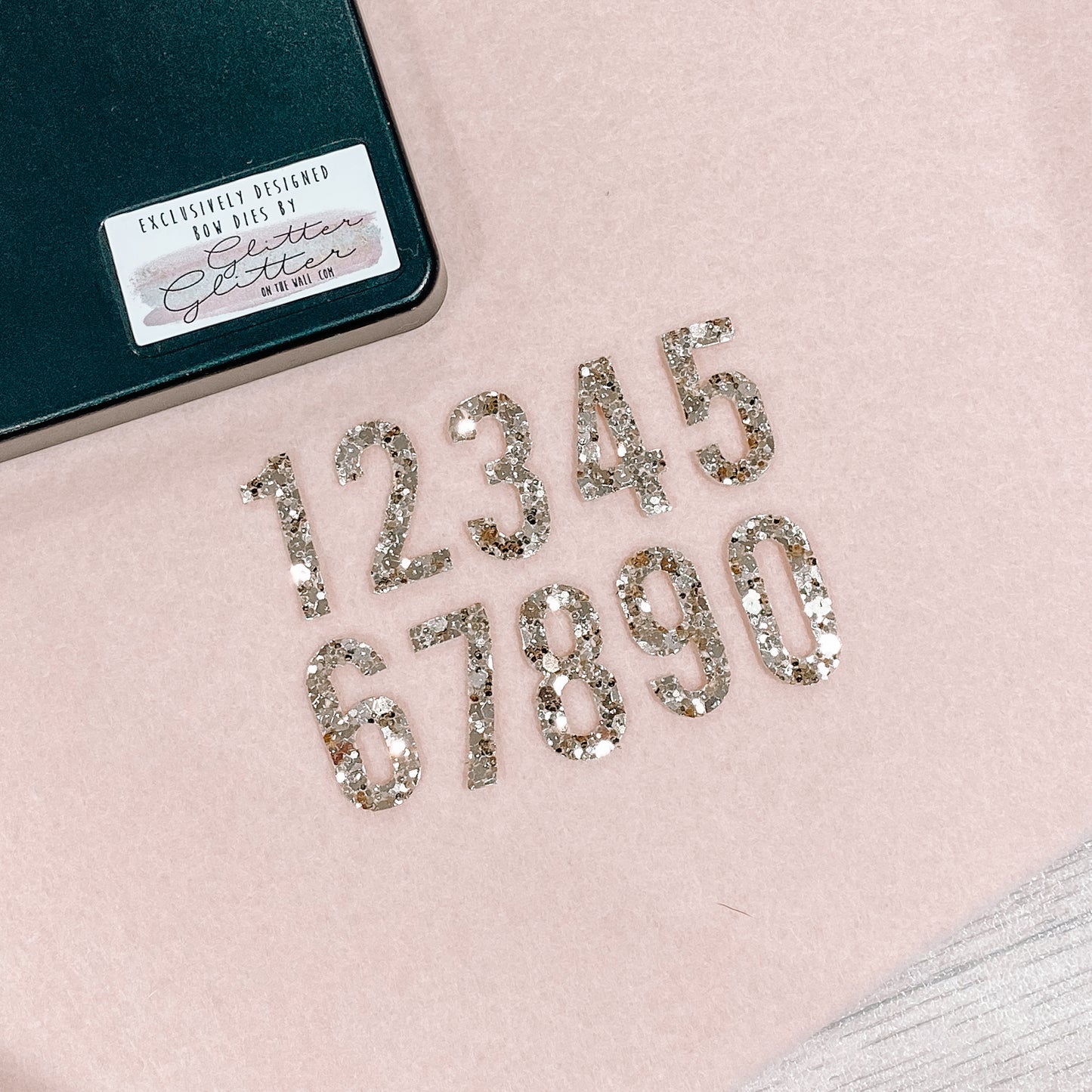 PREORDER MAY Numbers Only Die Glitter Glitter On The Wall Exclusive
