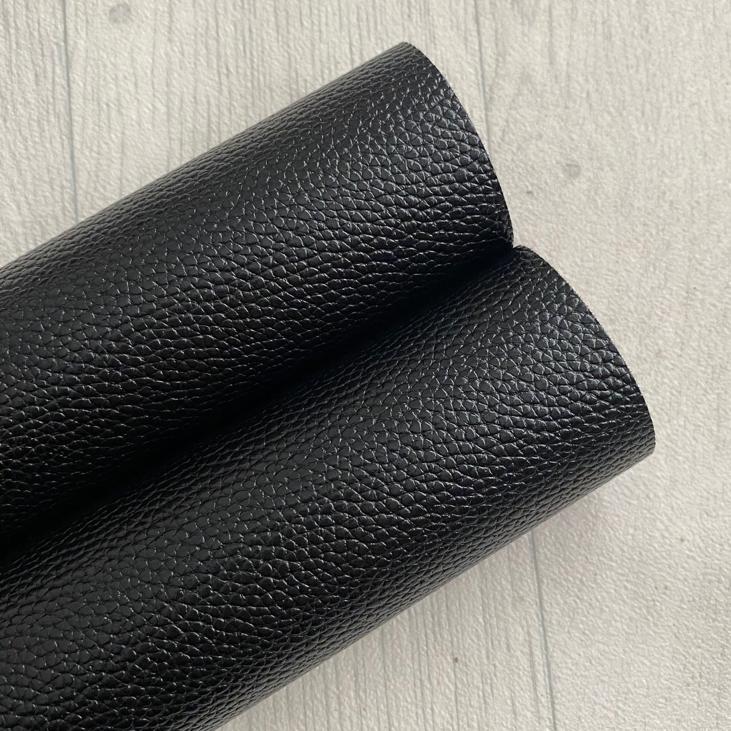 Just Black Faux Leather
