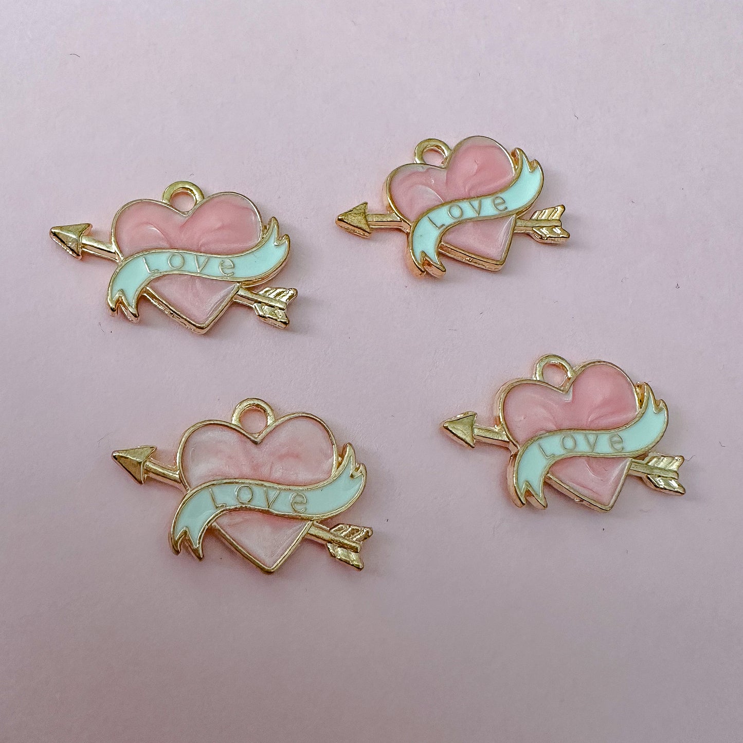 Love Heart Charms