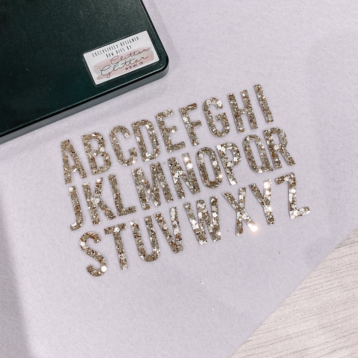 PREORDER MAY Letters Only Die Glitter Glitter On The Wall Exclusive