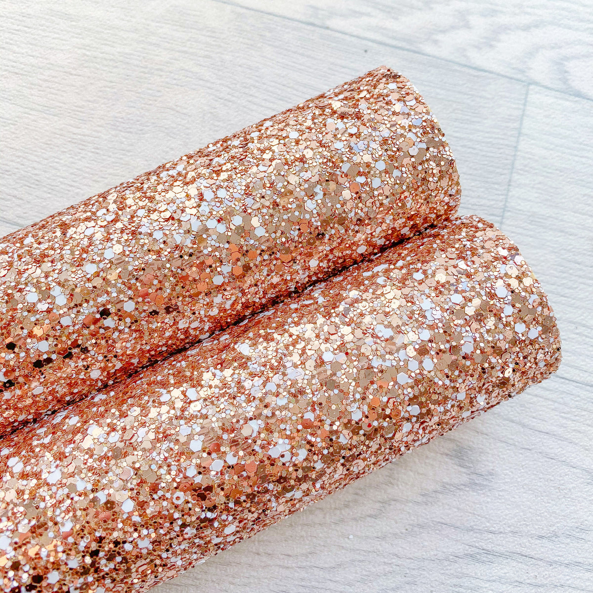 PREORDER Salted Caramel Rose Gold Chunky Glitterl