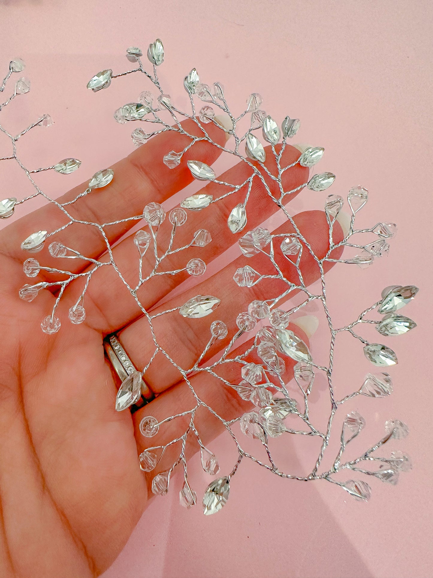 Diamantés & Pearl Wire Hair Jewellery