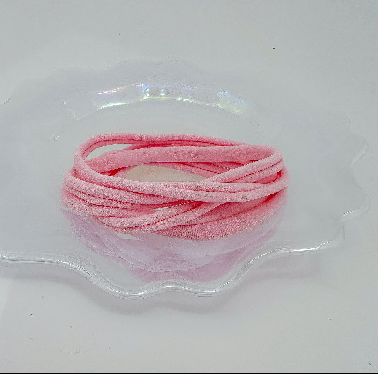 Crafty Duck Nylon Headbands Piggie Pink