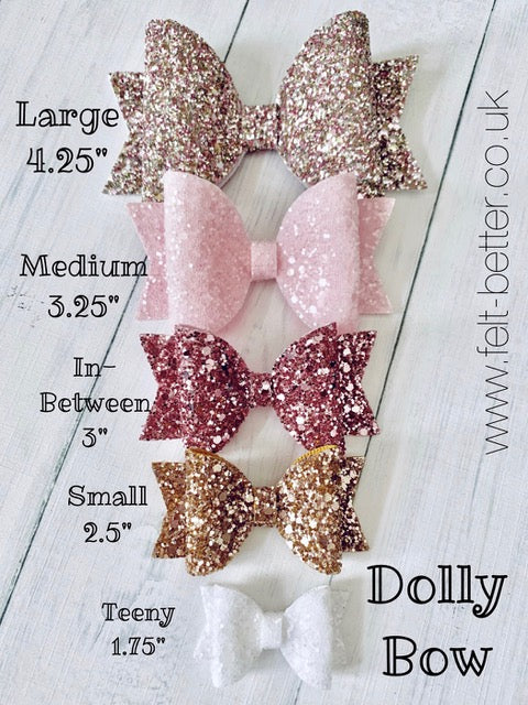 Dolly Original Bow Die Trio 3 Sizes Felt-Better