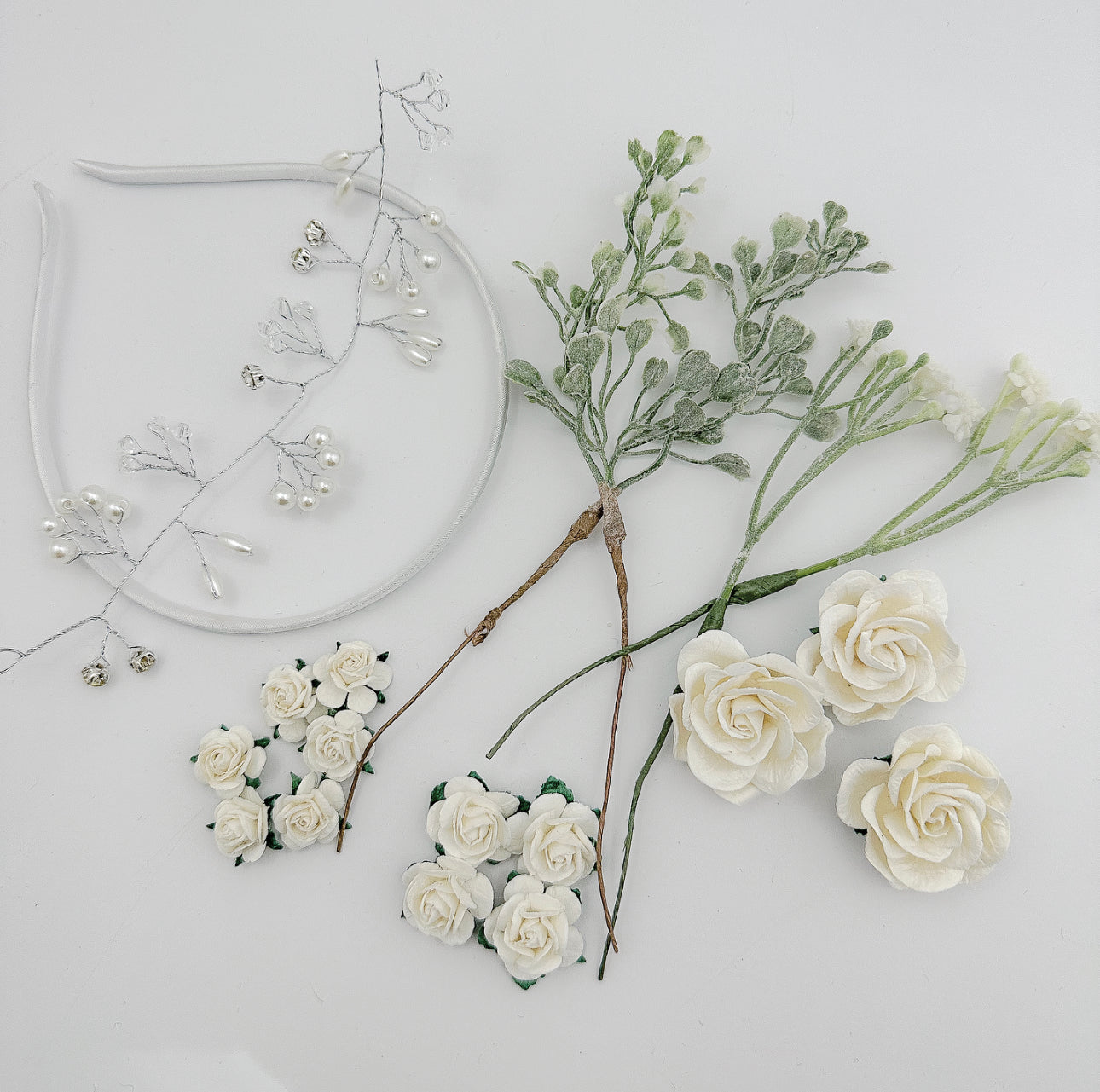 Floral & Foliage Headband Kit