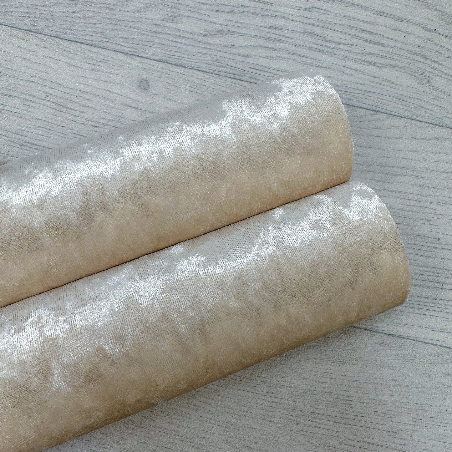 Crushed Velvet Soft White