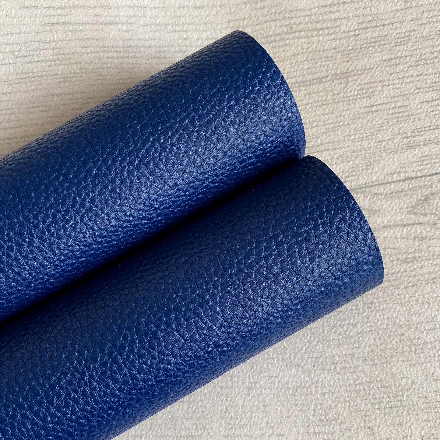 Navy Faux Leather