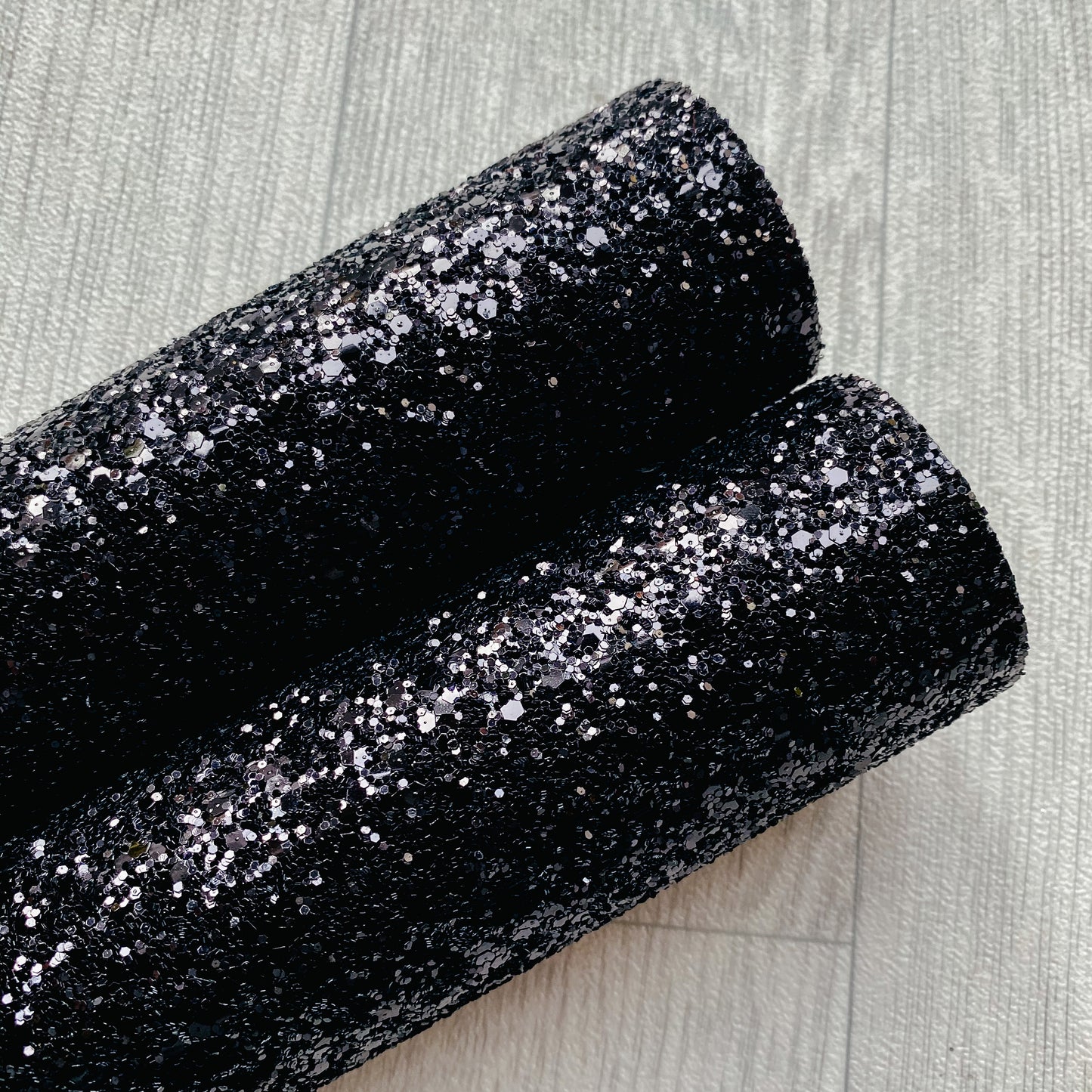 Black Chunky Glitter fabric A4 sheet bow crafts supplies glitter material wallpaper maker hair bows